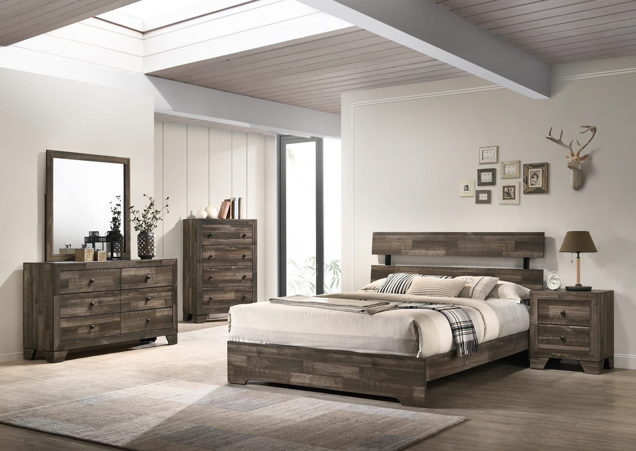 Atticus - Twin 4 Piece Bedroom Set - Brown - Image 4
