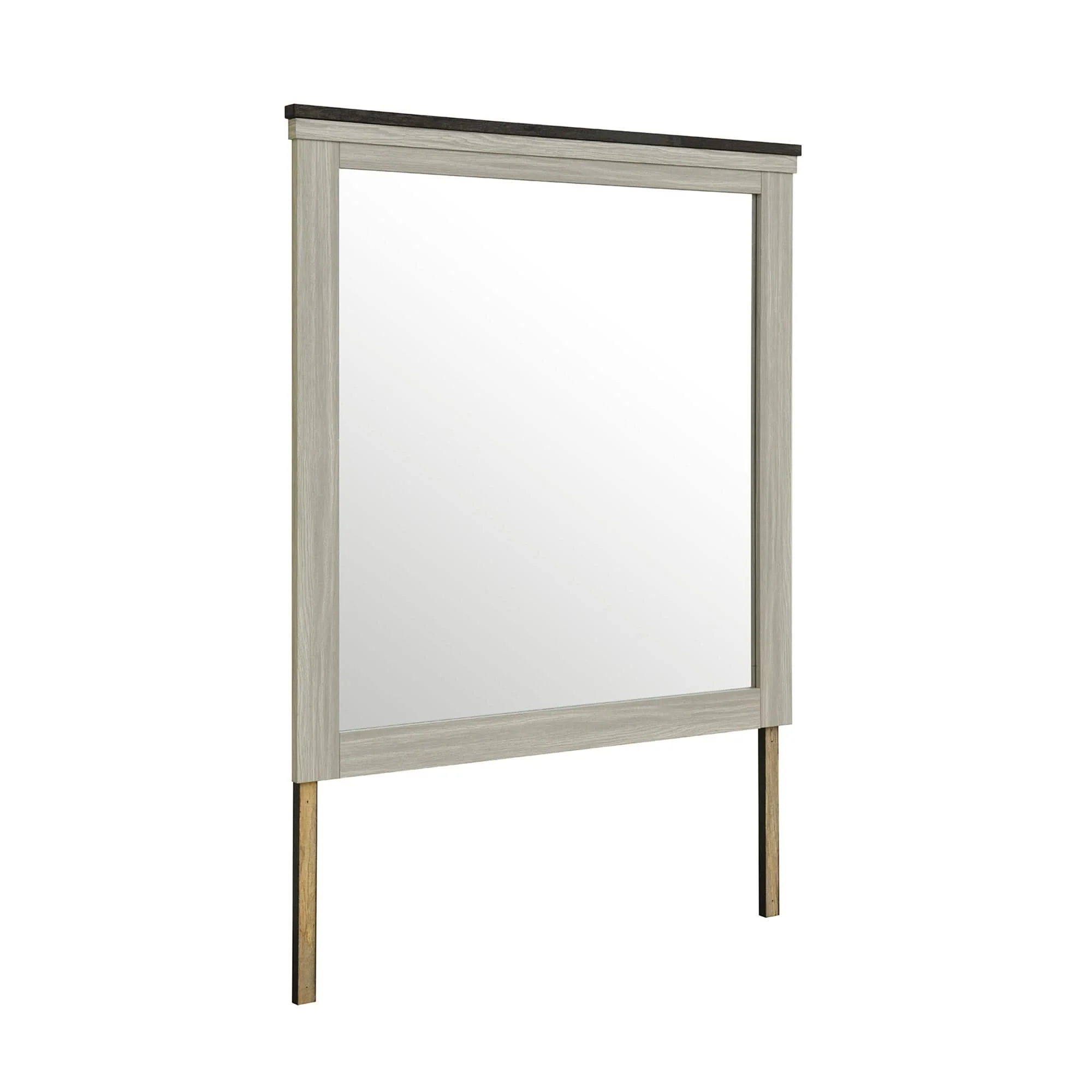 Augusta - Mirror With Sleek Frame, Large Scale Mirror For Dresser - Beige Brown - Image 2