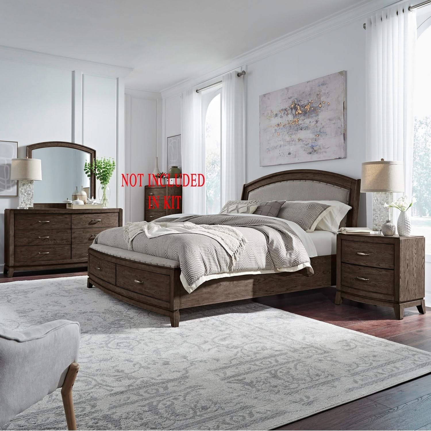 Avalon - Upholstered Bedroom Set - Image 7