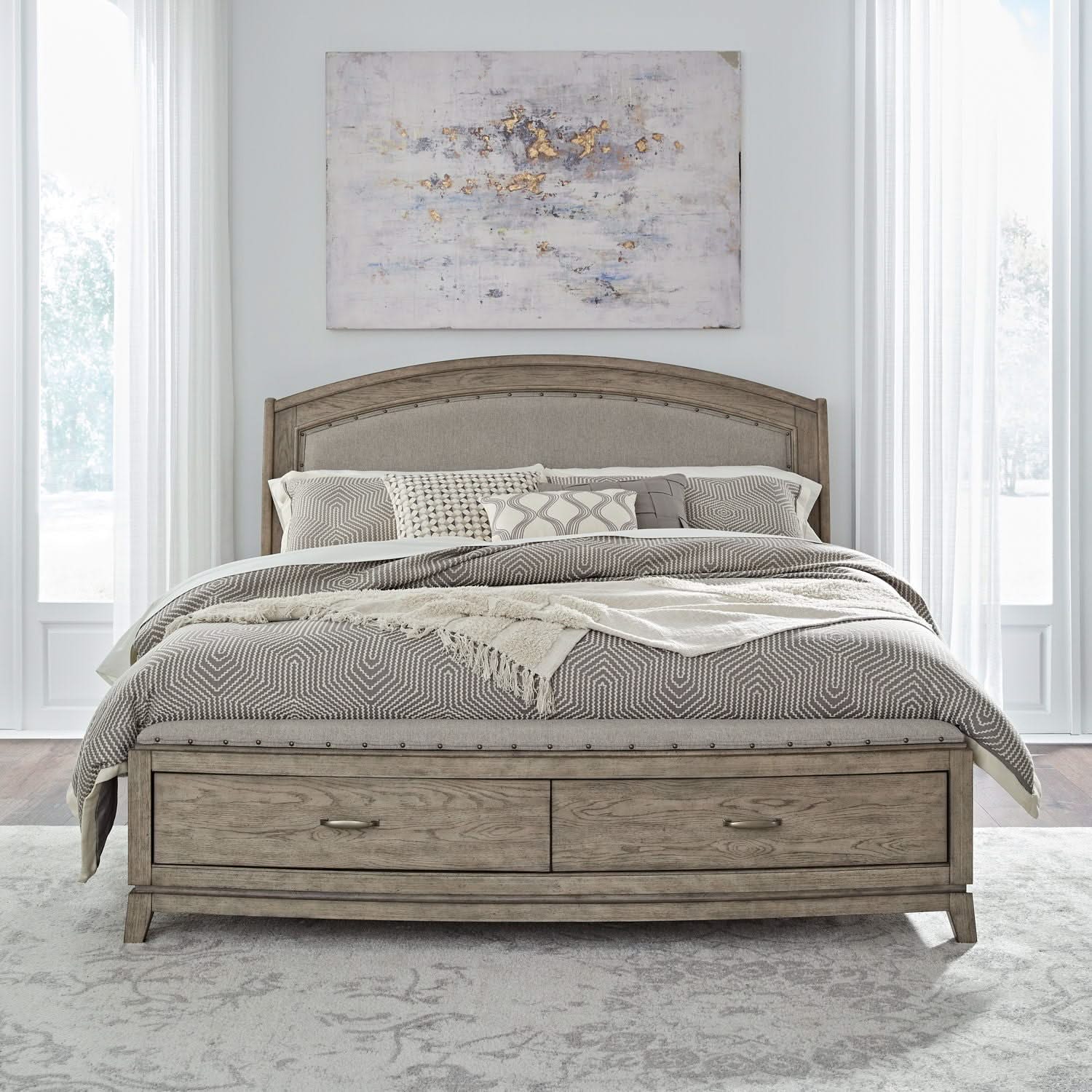 Avalon - Upholstered Storage Bed - Image 2