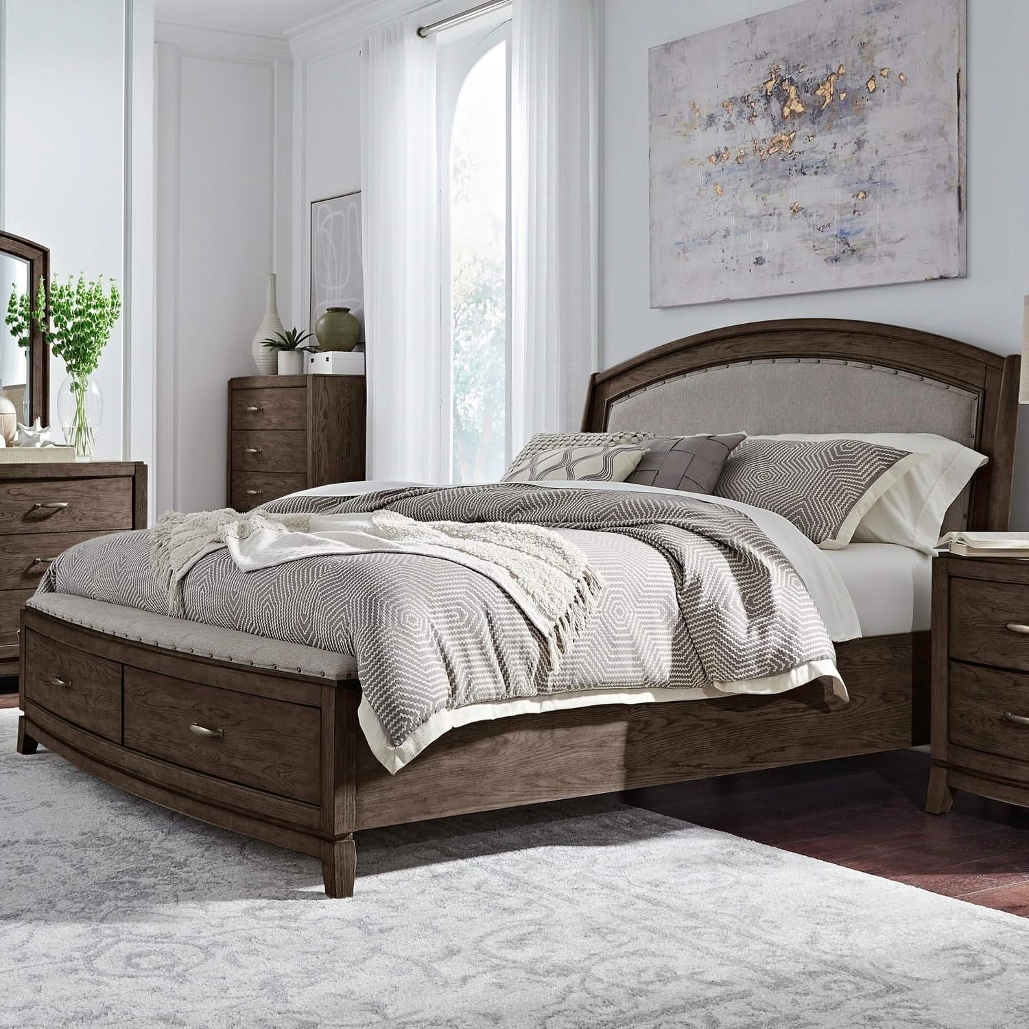 Avalon - Upholstered Storage Bed - Image 3