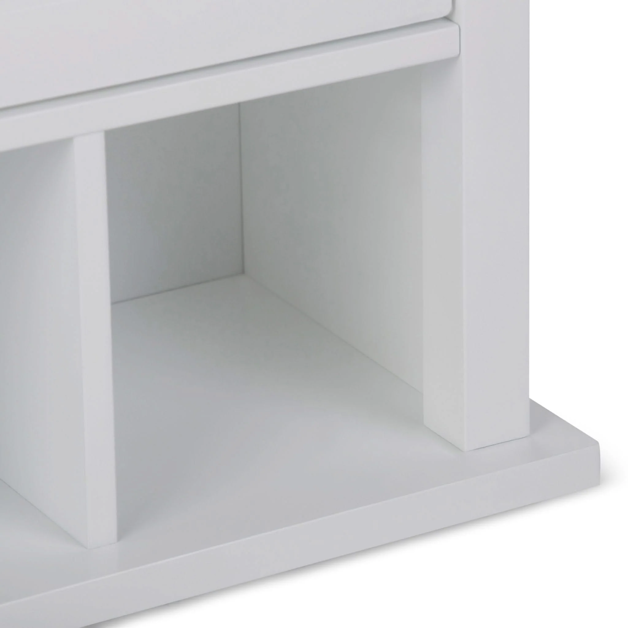 Avington - 2 Door Wall Cabinet With Cubbies - Pure White - Image 3