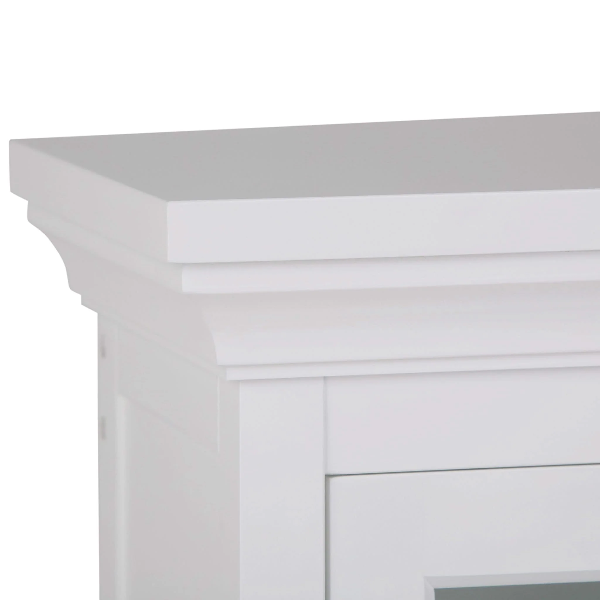 Avington - 2 Door Wall Cabinet With Cubbies - Pure White - Image 4