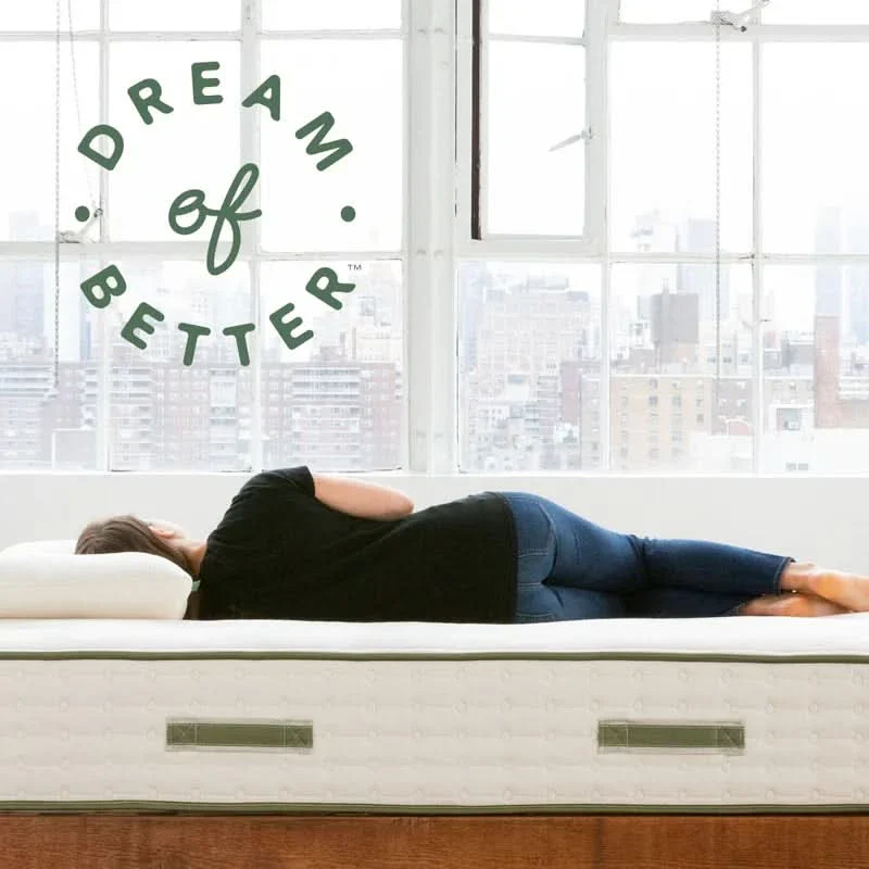 Avocado Green Organic Medium Tight Top Mattress with Certified Latex Hybrid Support - Image 7