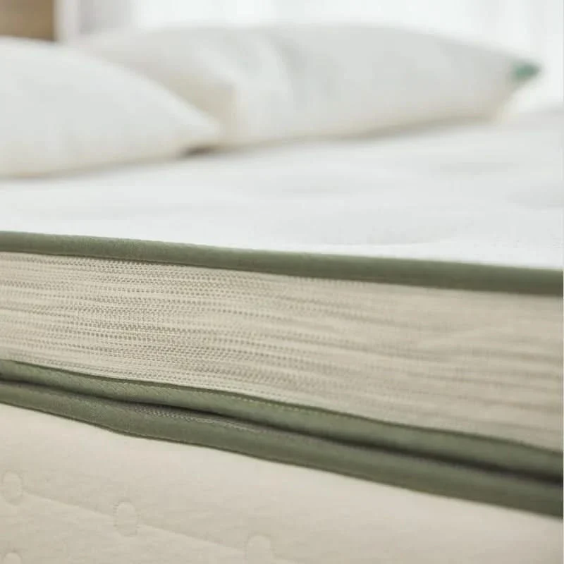 Avocado Green Ultra Plush 15.5" Box Top Innerspring Mattress Organic Cotton Latex - Image 3