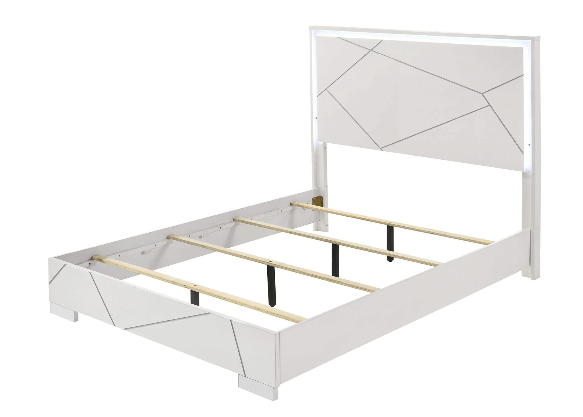 Ayla - Queen 4 Piece Bedroom Set - White - Image 3