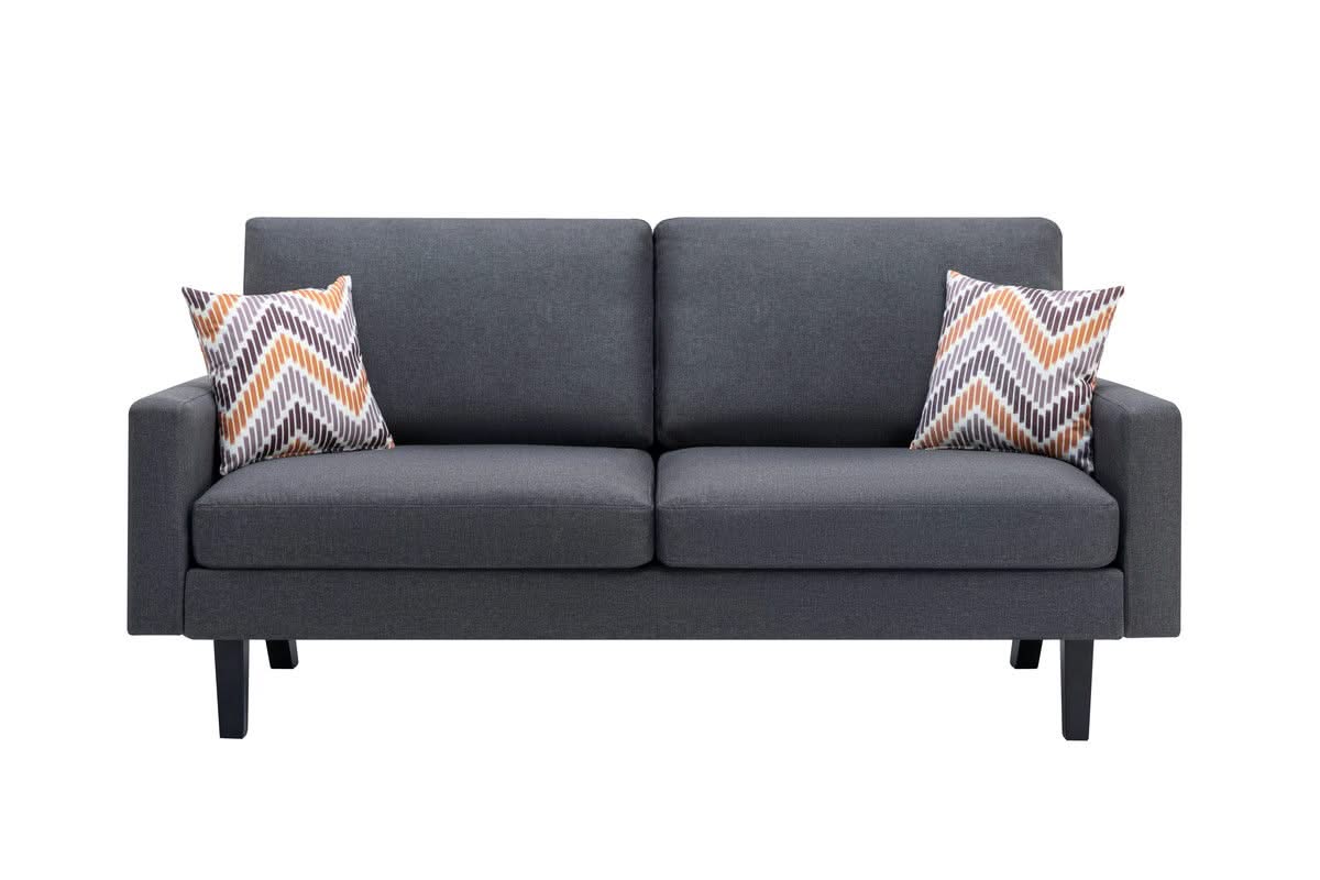 Bahamas - Minimalistic Sofa With 2 Throw Pillows - Image 10