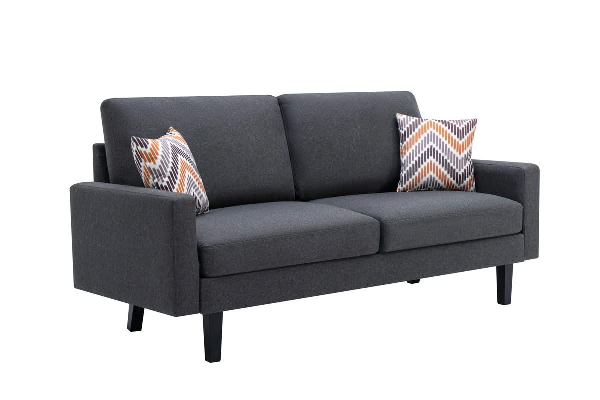 Bahamas - Minimalistic Sofa With 2 Throw Pillows - Image 5
