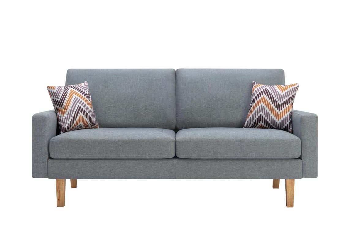 Bahamas - Minimalistic Sofa With 2 Throw Pillows - Image 8