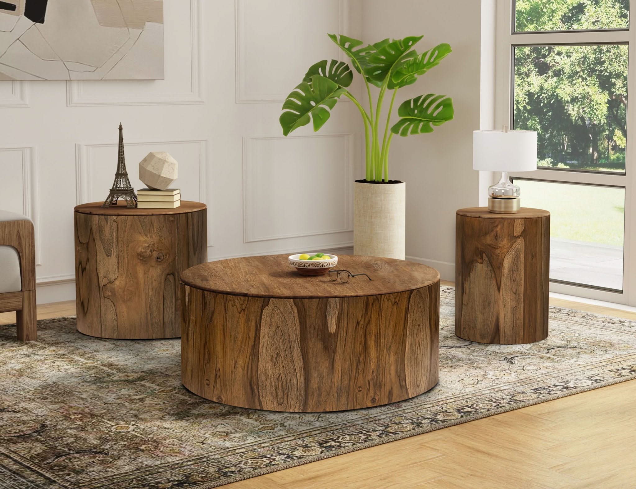 Balam - Table - Almond / Barrel Brown - Image 6