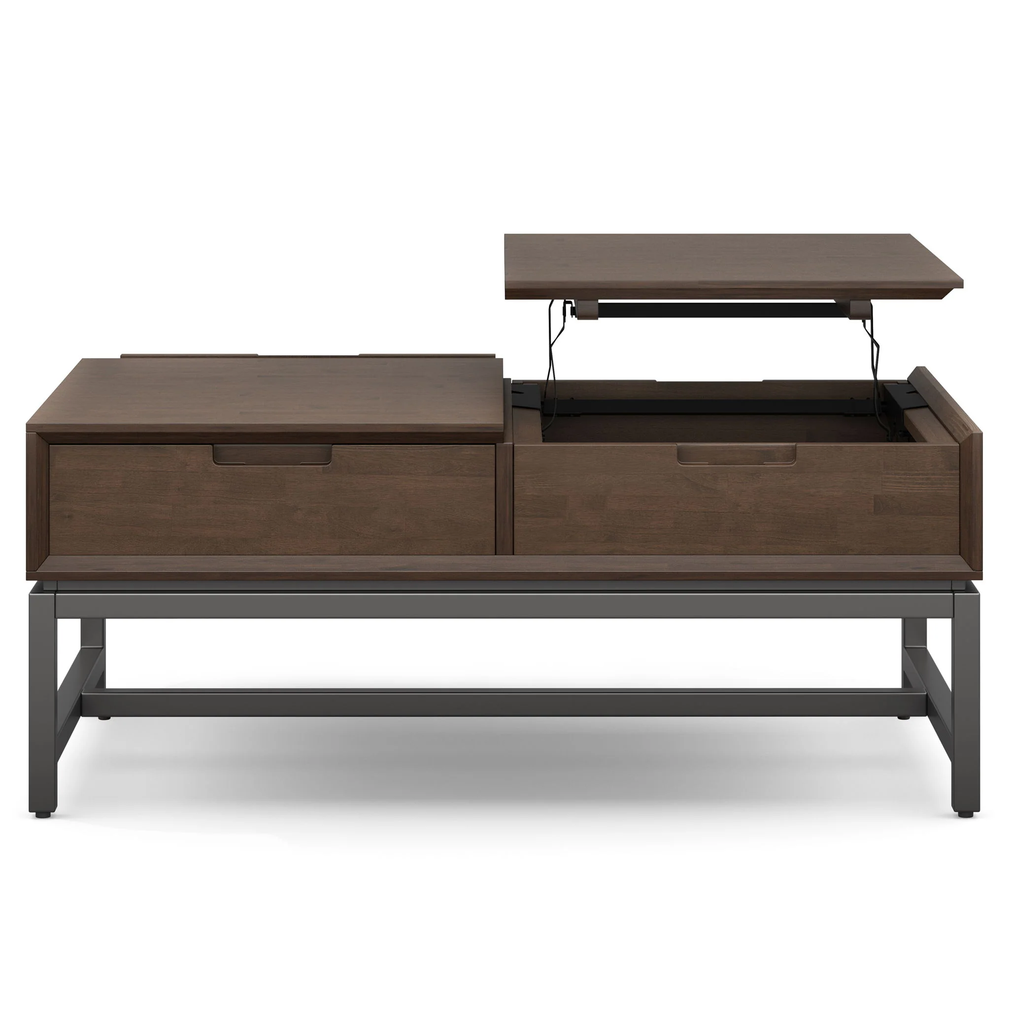 Banting - Lift Top Coffee Table - Walnut Brown - Image 2