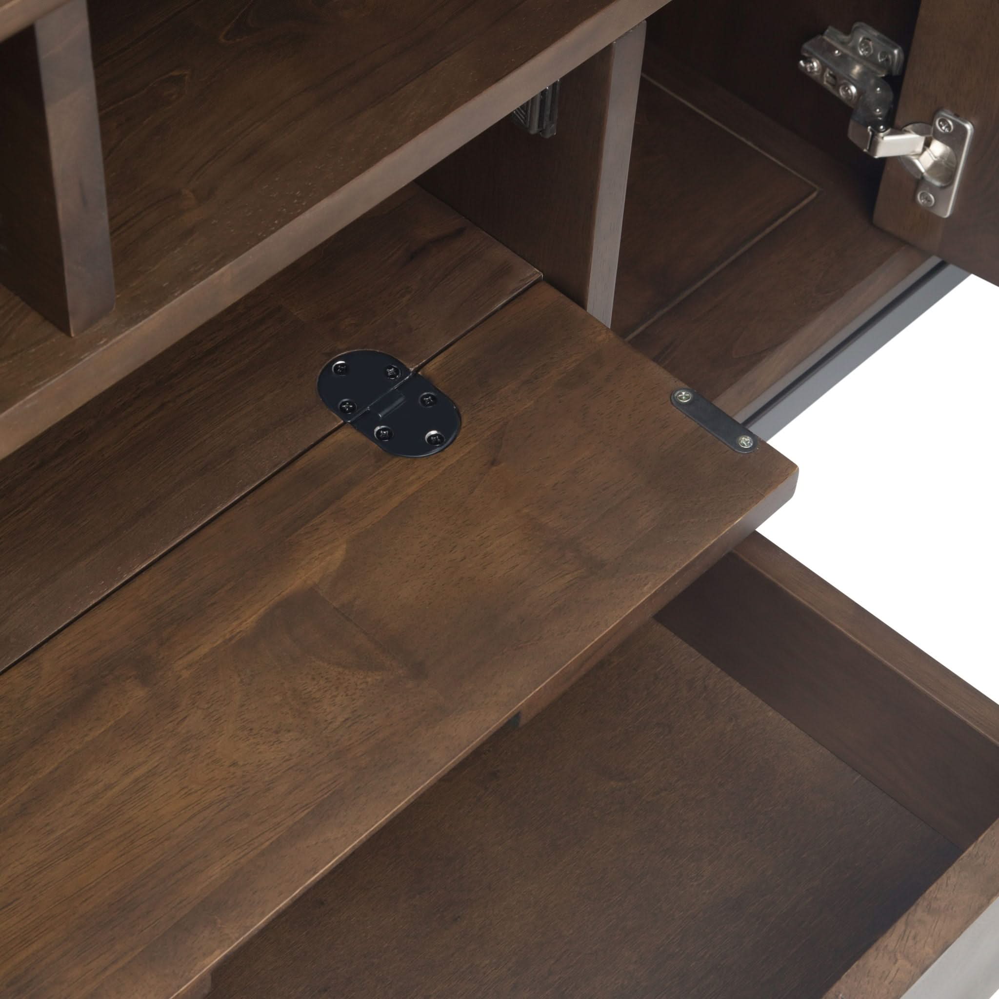 Banting - Wide TV Stand - Walnut Brown - Image 2