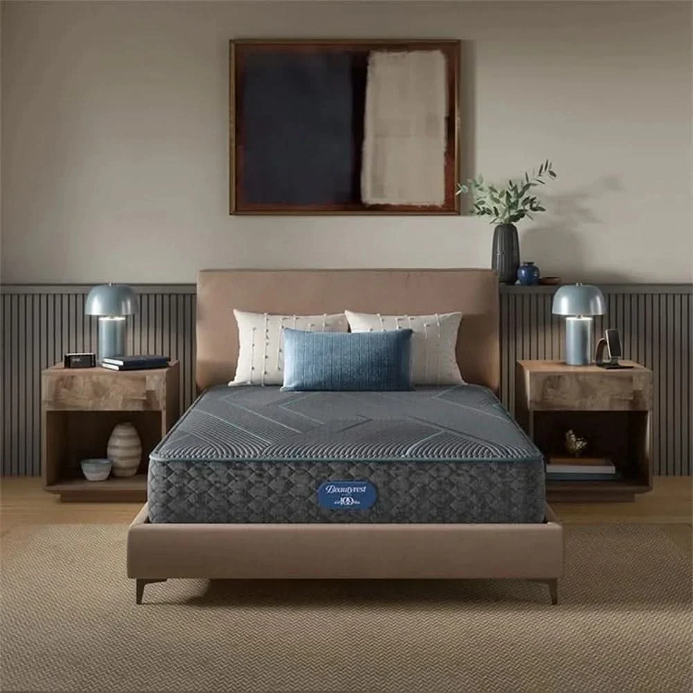Beautyrest Hybrid Level Two Medium Firm Mattress and Adjustable Base Sleep Package with Sheets, Protector & Pillows - Image 2