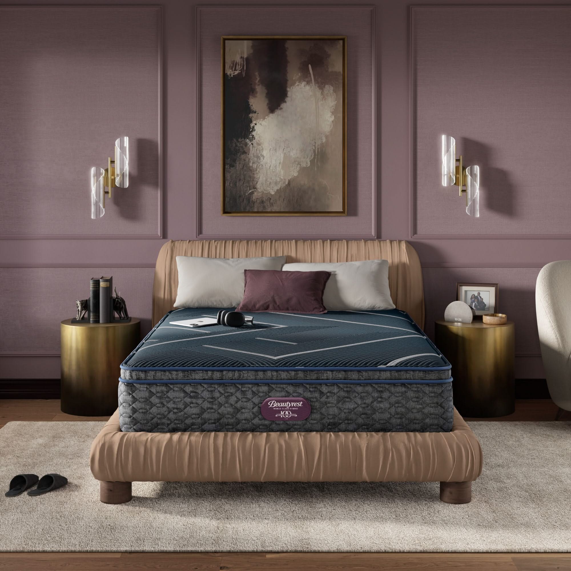 Beautyrest World Class - Level Four Hybrid Medium Apex Pillow Top Mattress