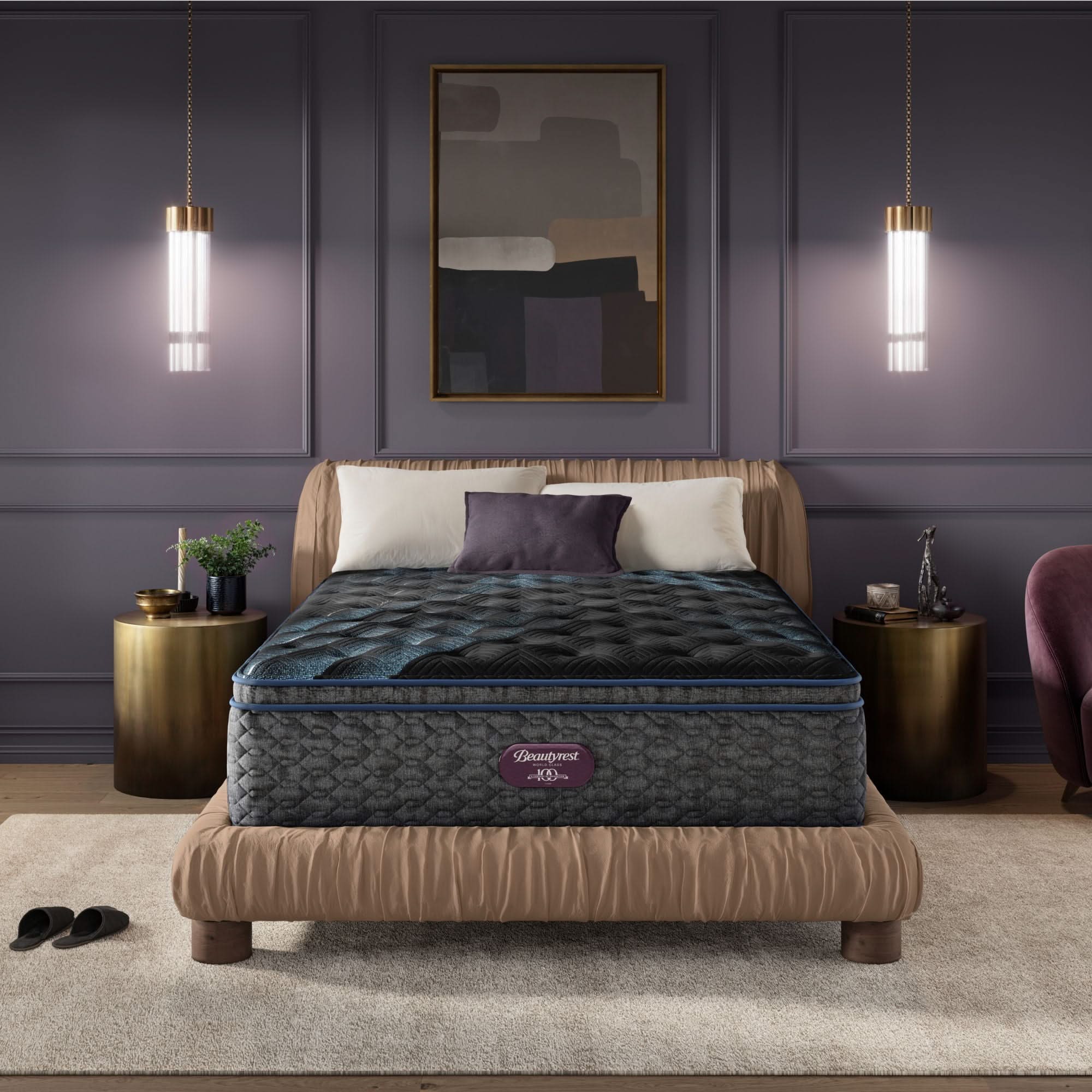 Beautyrest World Class - Level Four Plush Pillow Top Mattress