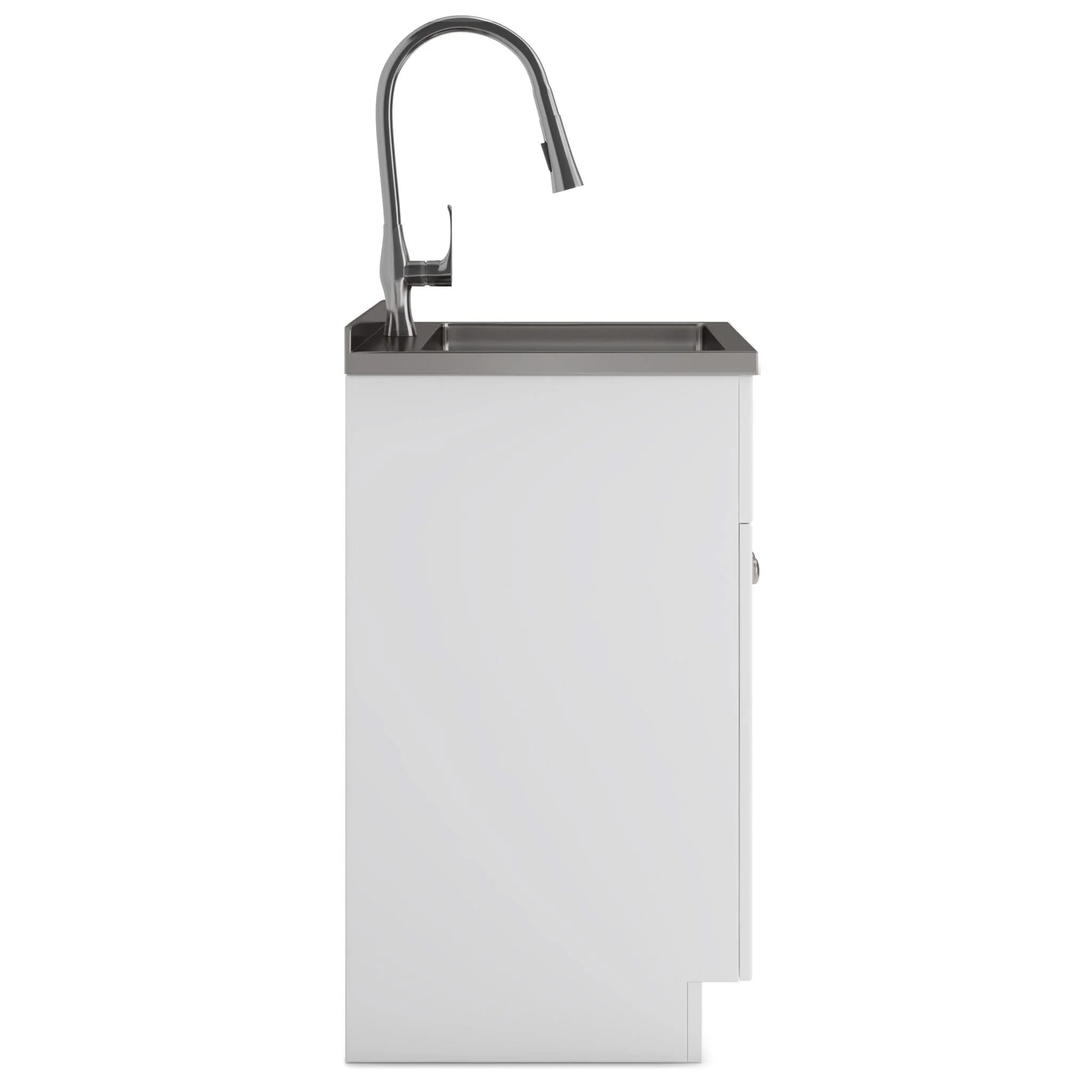 Beckham - Laundry Cabinet & Faucet And Stainless Steel Sink - Image 5