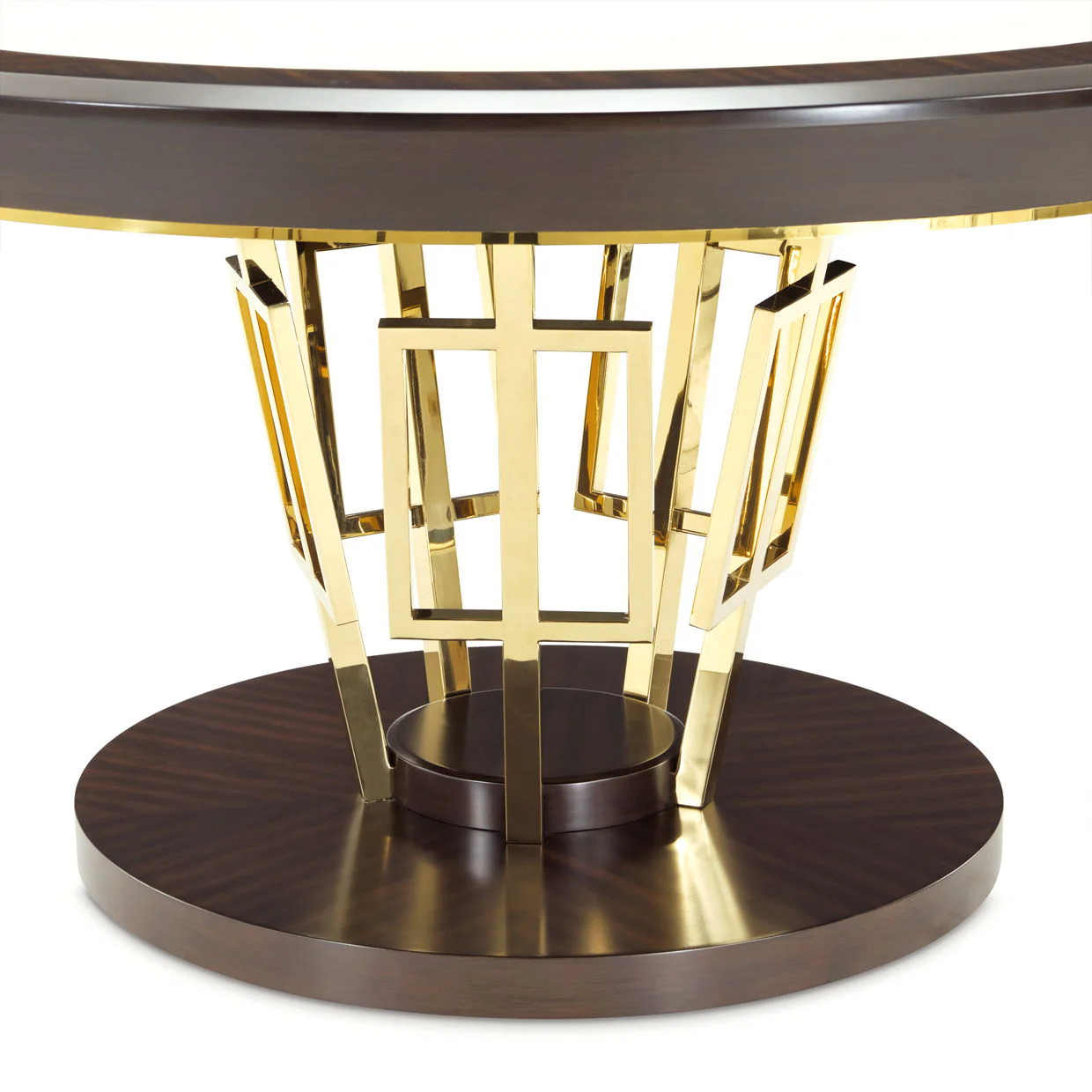 Belmont Place - 60" Round Dining Table - Espresso - Image 2
