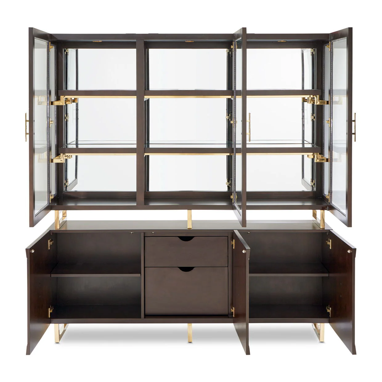Belmont Place - China Cabinet - Espresso - Image 3