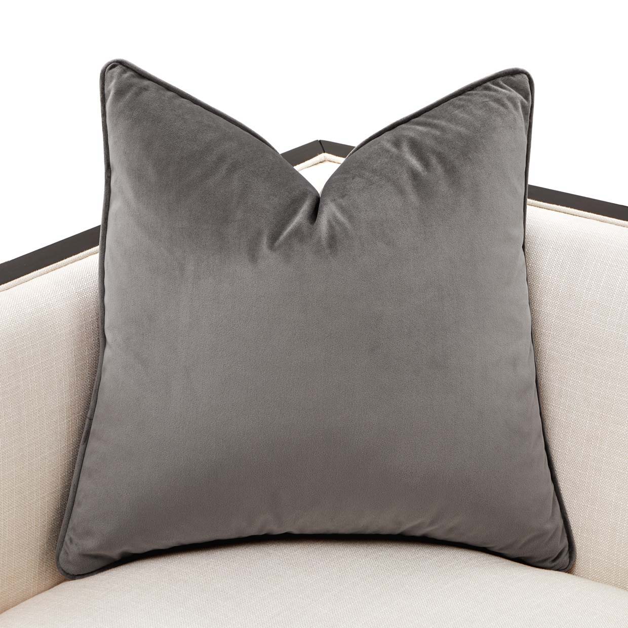Belmont Place - Loveseat - Cream / Espresso - Image 3