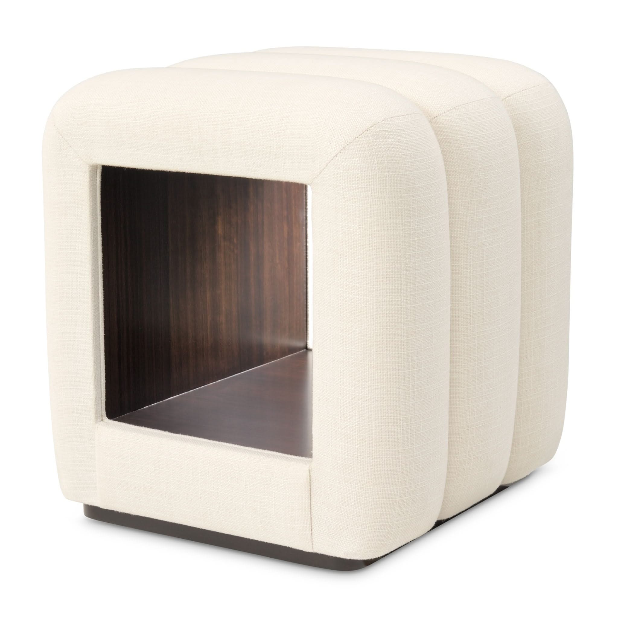 Belmont Place - Vanity Bench - Cream / Espresso - Image 3