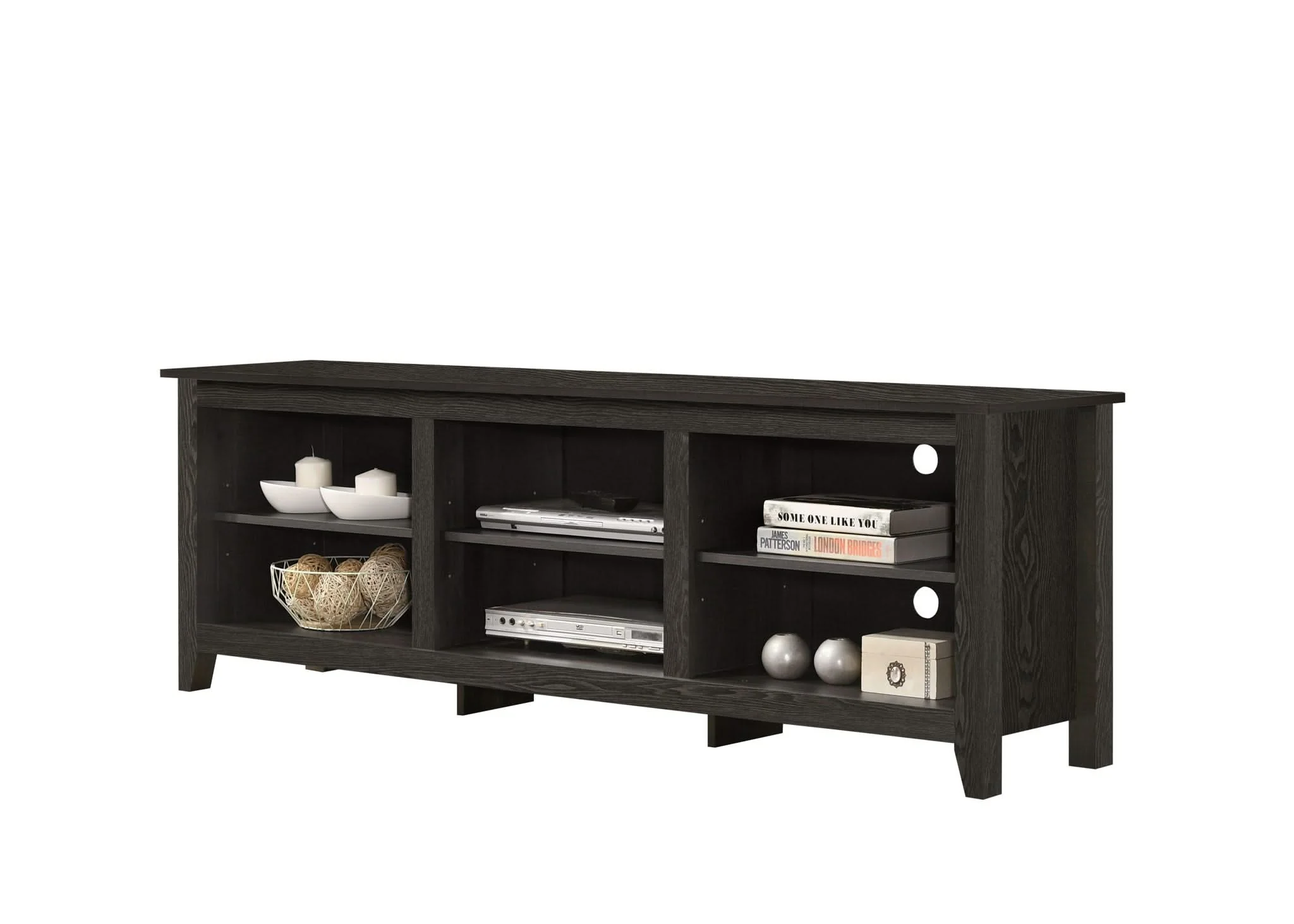 Benito - TV Stand With Open Shelves And Cable Management - Image 2