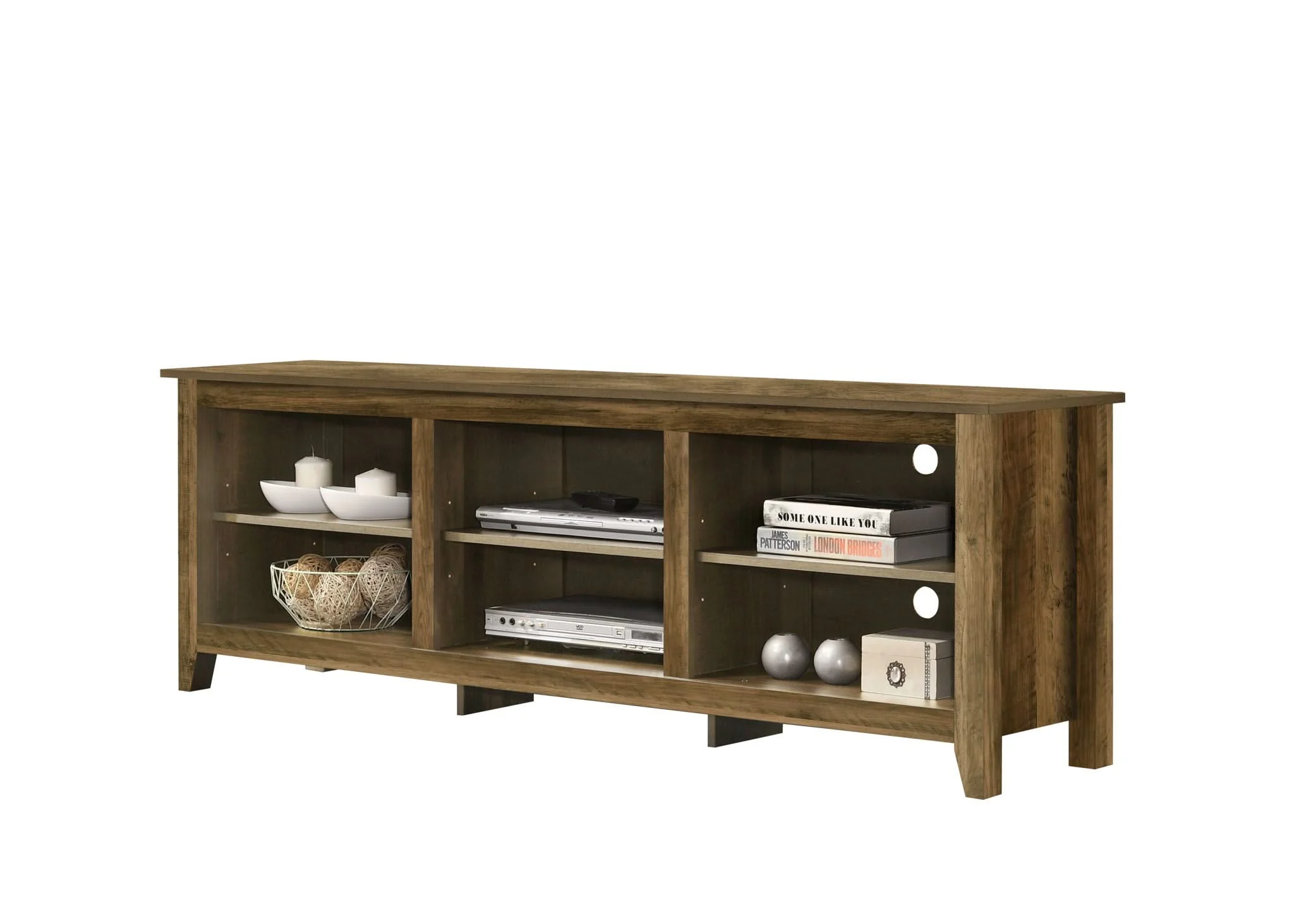 Benito - TV Stand With Open Shelves And Cable Management - Image 3