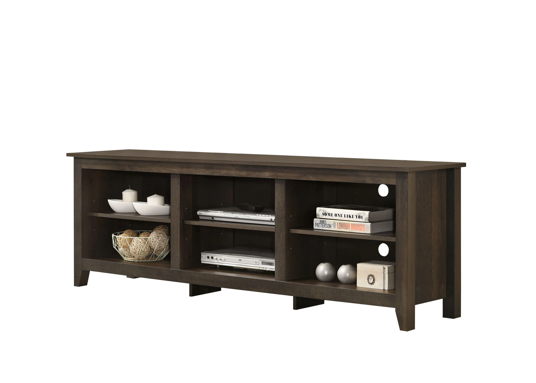 Benito - TV Stand With Open Shelves And Cable Management - Image 5