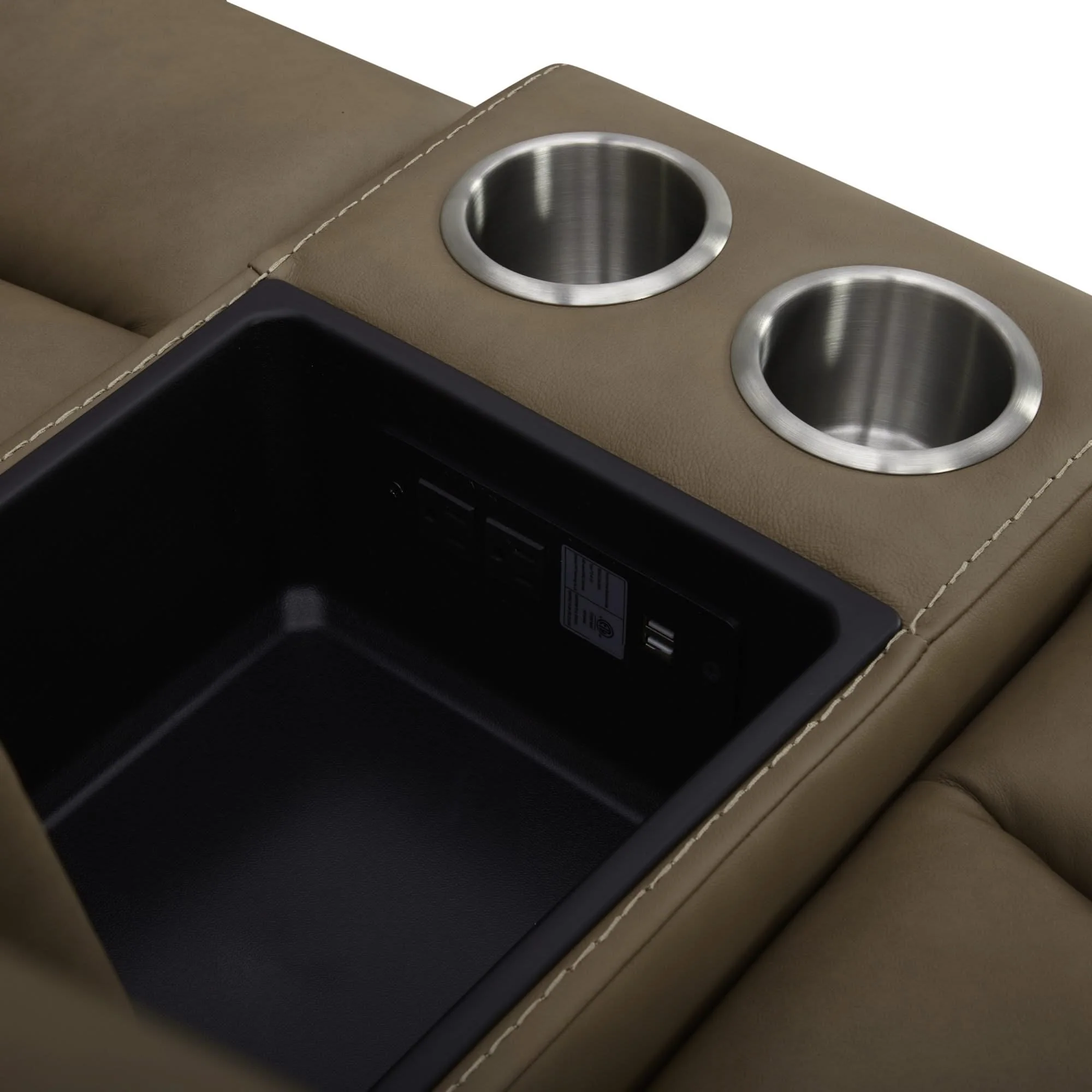 Bennett - Loveseat With Console P2 & ZG - Butternut - Image 4