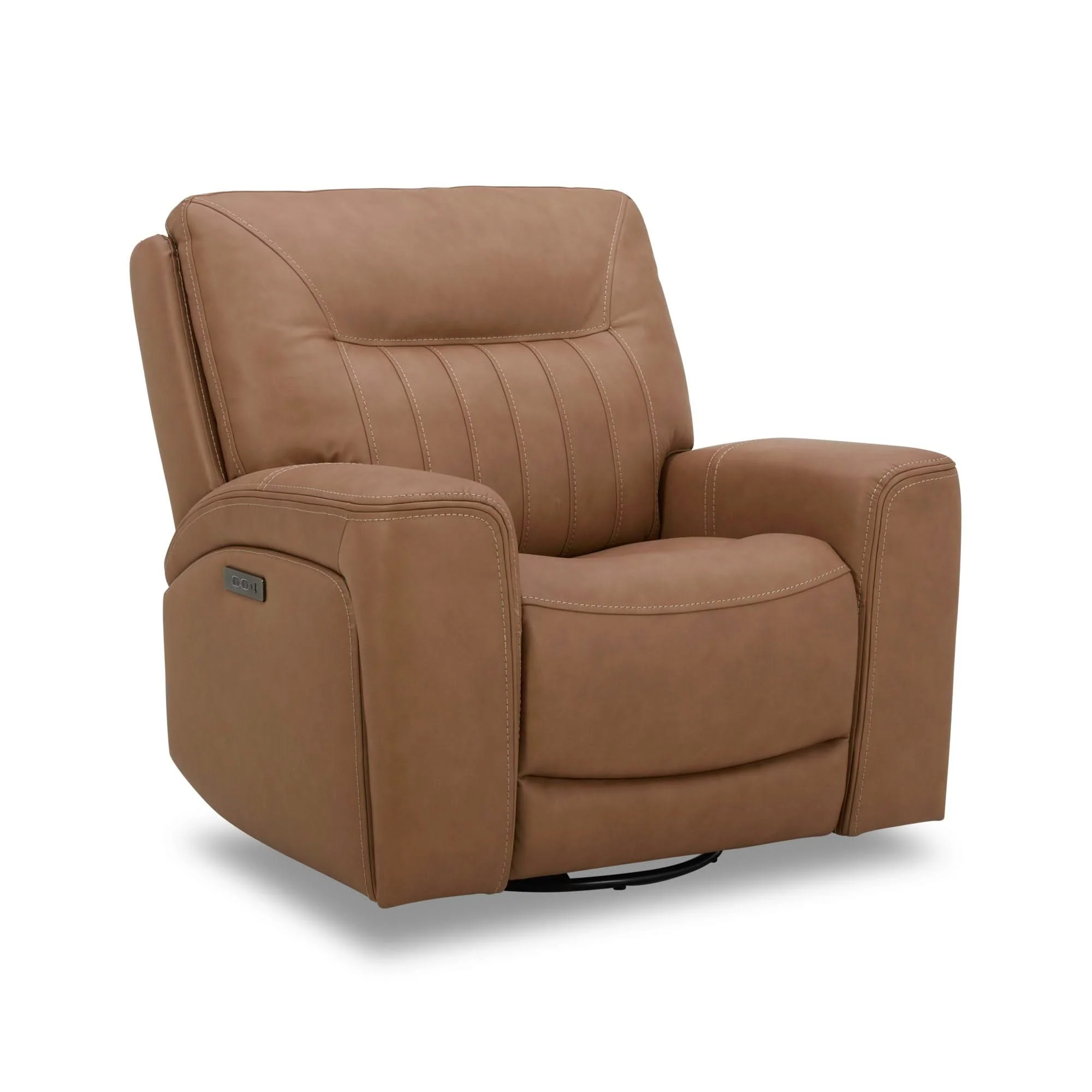 Bennett - Swivel Glider Recliner P2 - Butternut - Image 3