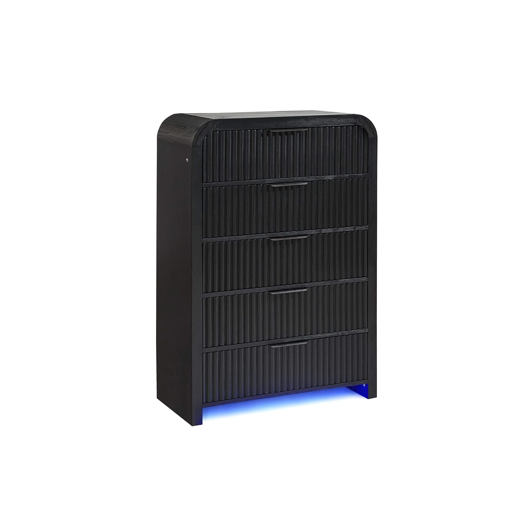 Beverly - Chest, LED Lighting - White / Black - Image 4