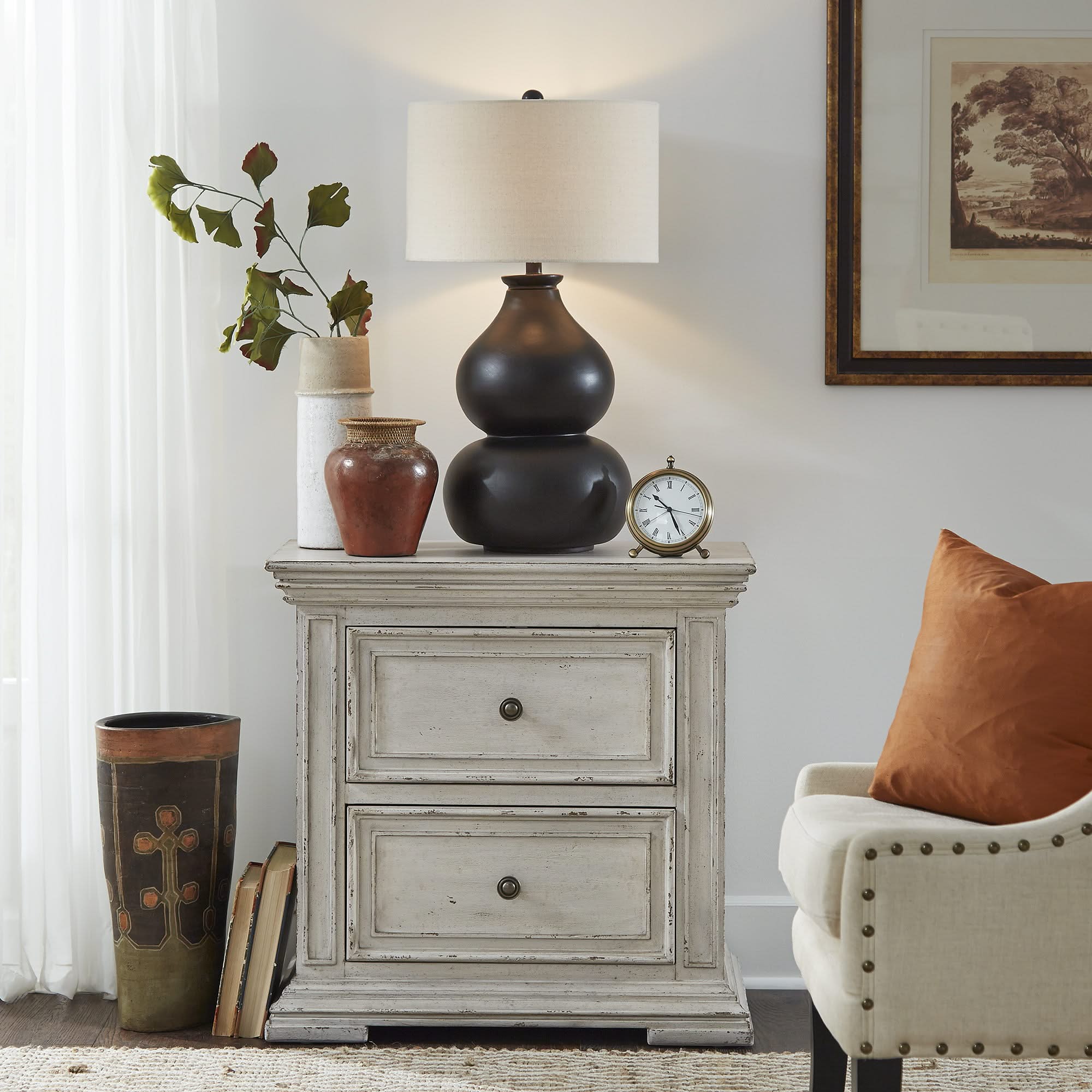 Big Valley - 2 Drawer Night Stand w/ Charging Station - Image 3