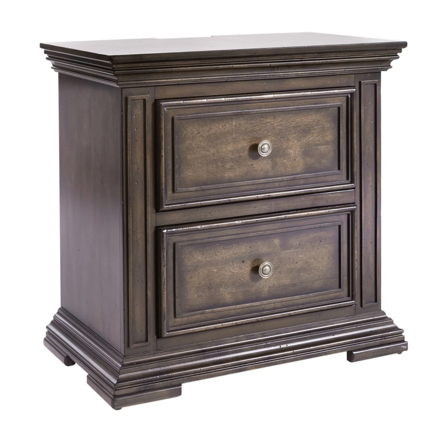 Big Valley - 2 Drawer Night Stand w/ Charging Station - Image 6