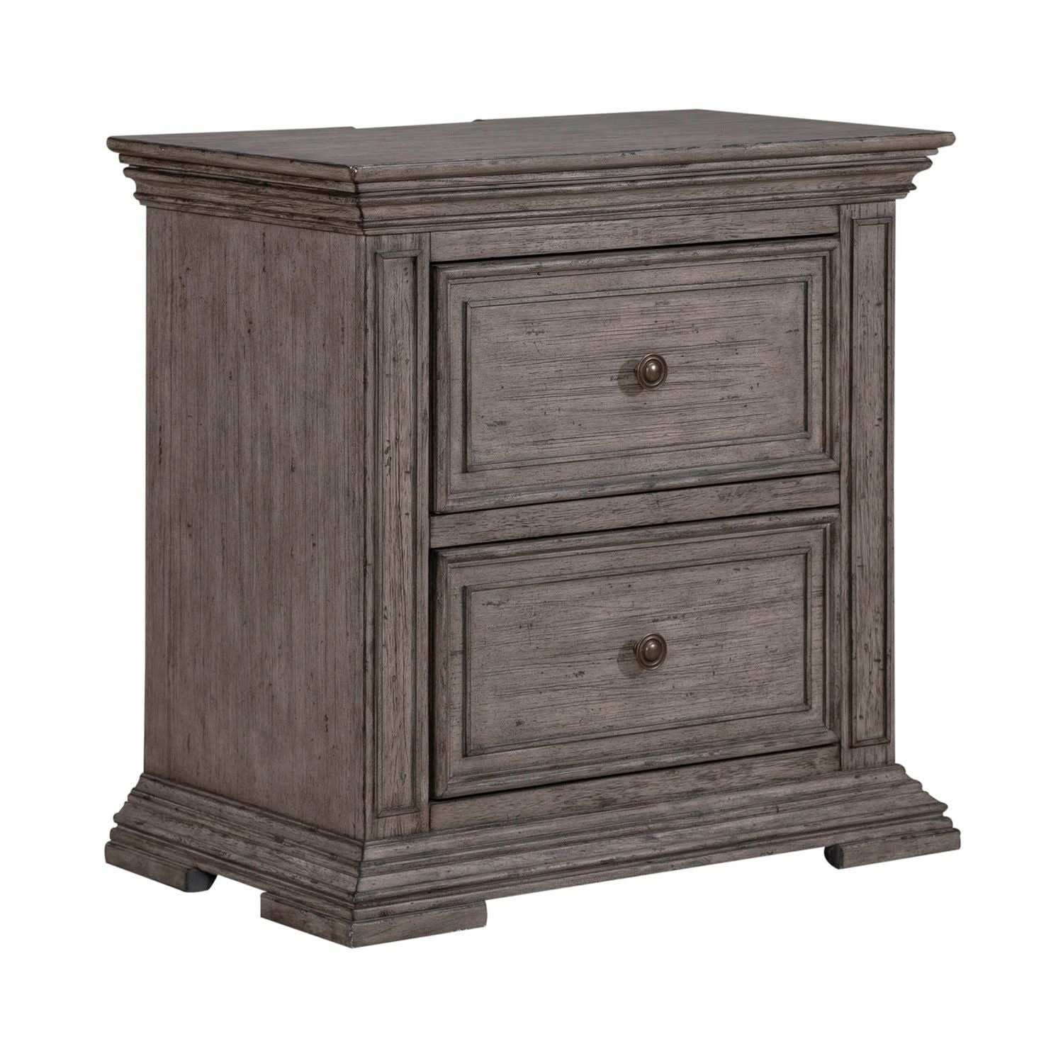 Big Valley - 2 Drawer Night Stand w/ Charging Station - Image 8