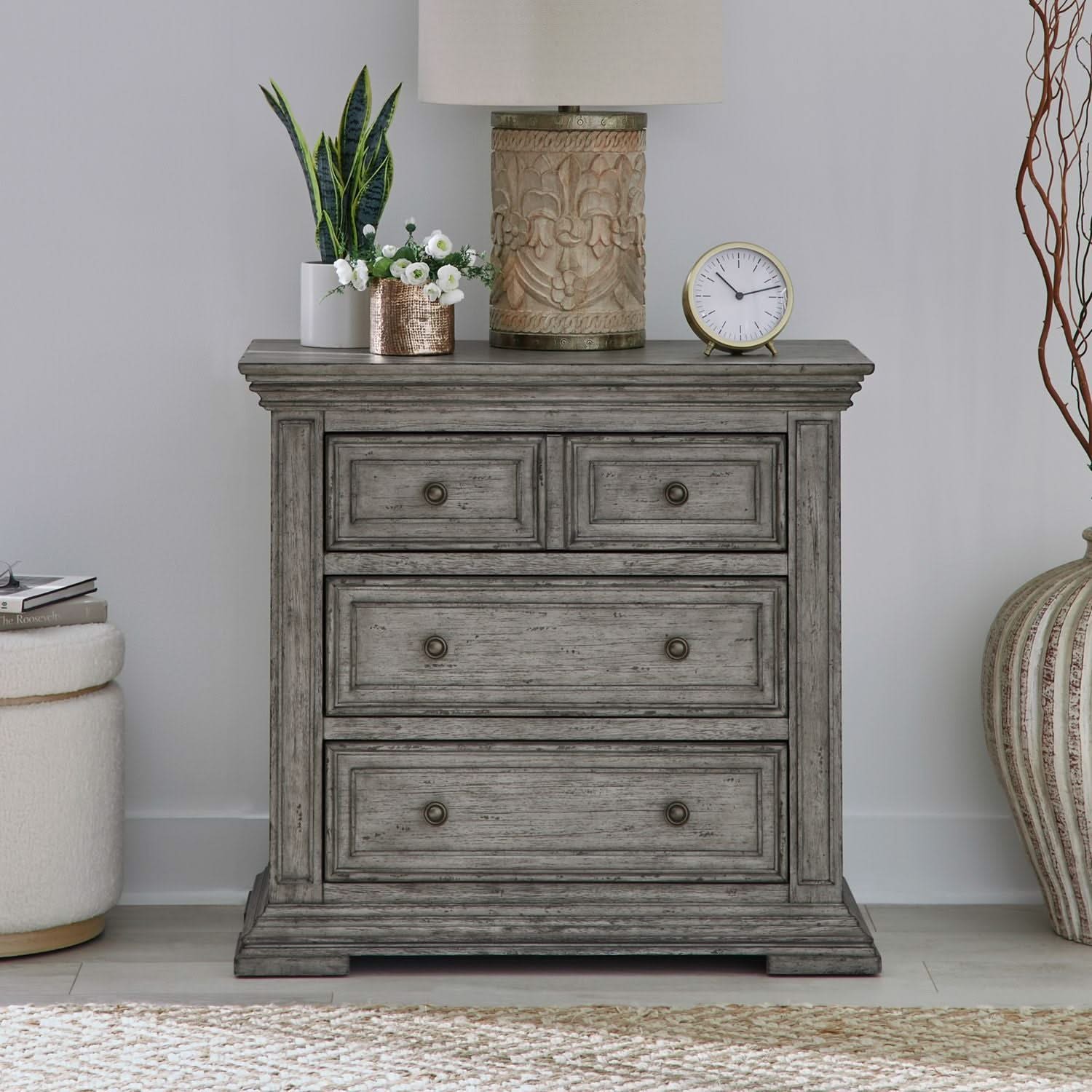 Big Valley - Bedside Chest With Charging Station - Image 3