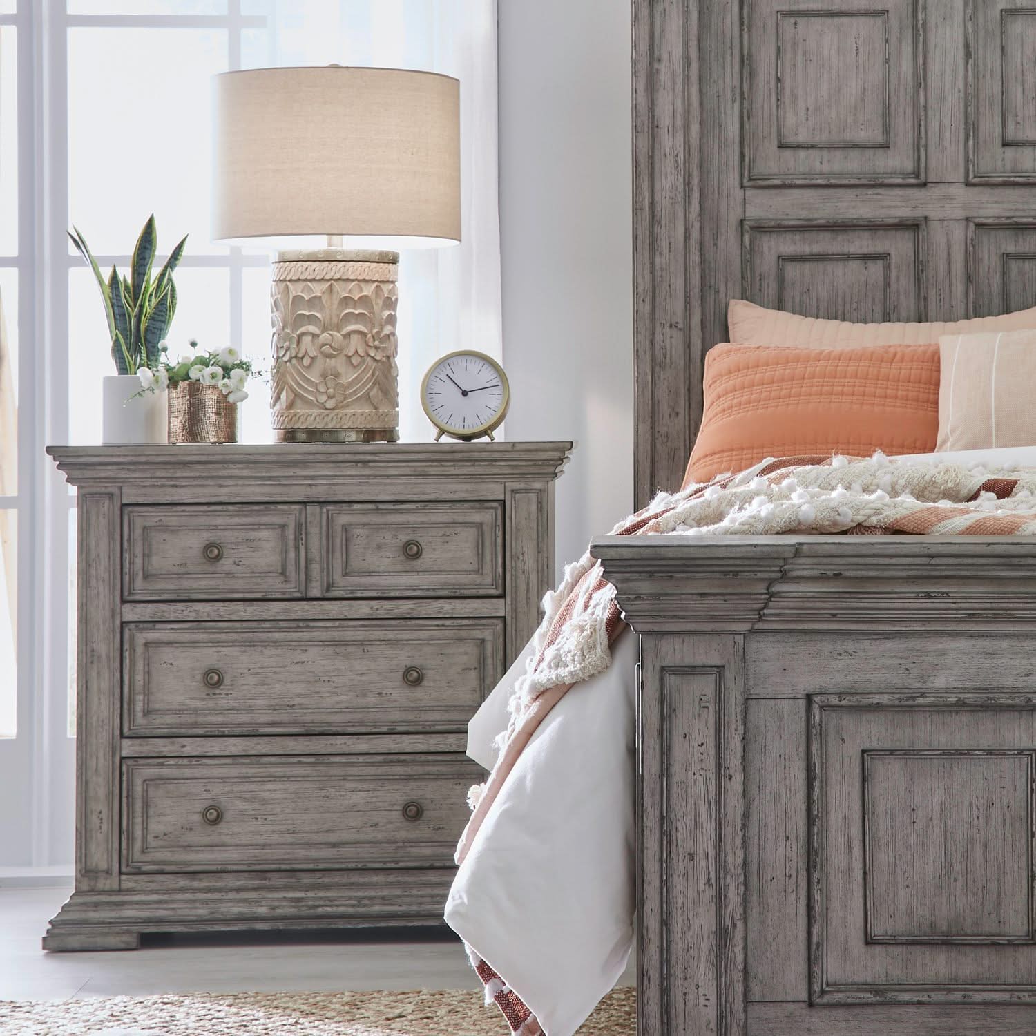 Big Valley - Bedside Chest With Charging Station - Image 8
