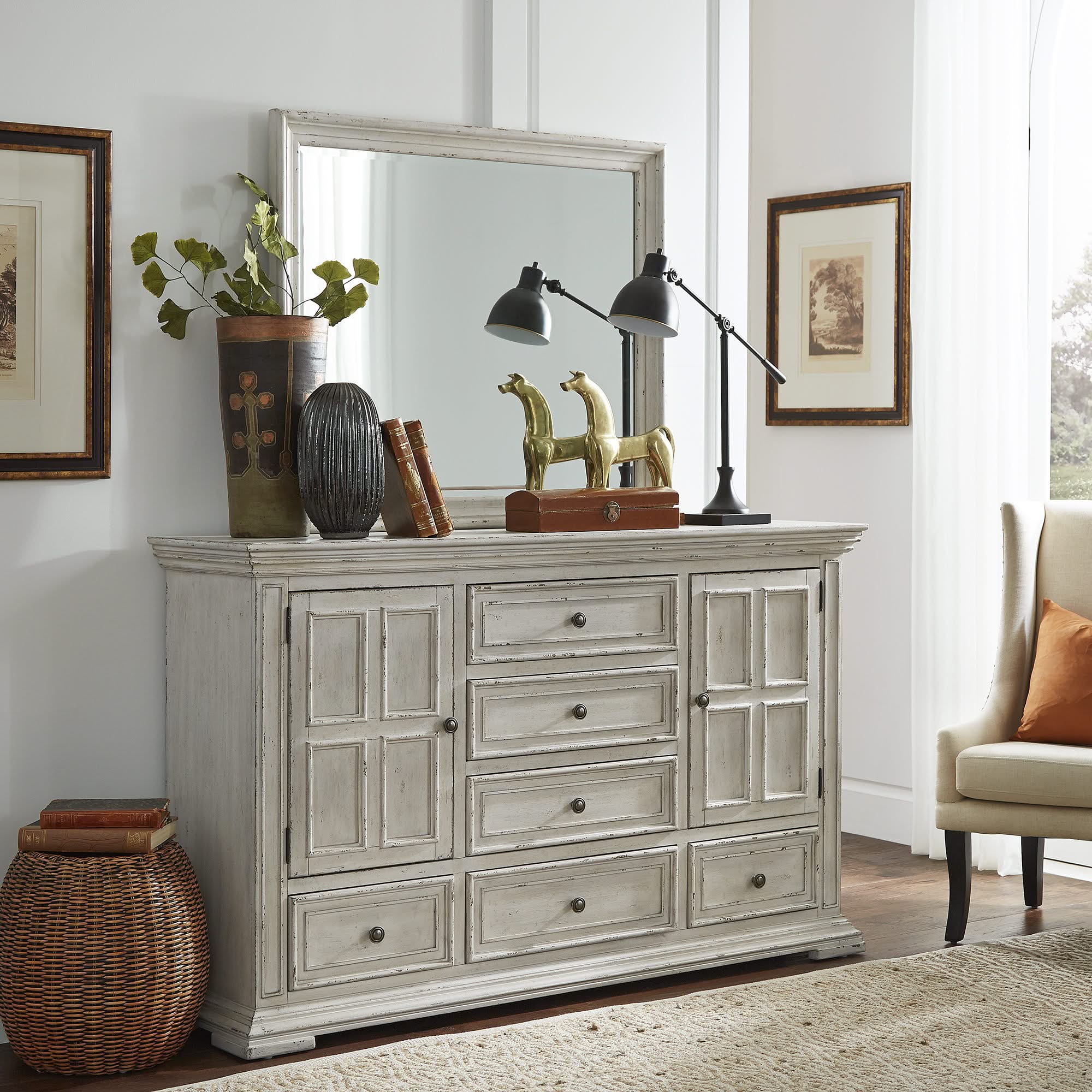 Big Valley - Dresser & Mirror - Image 2