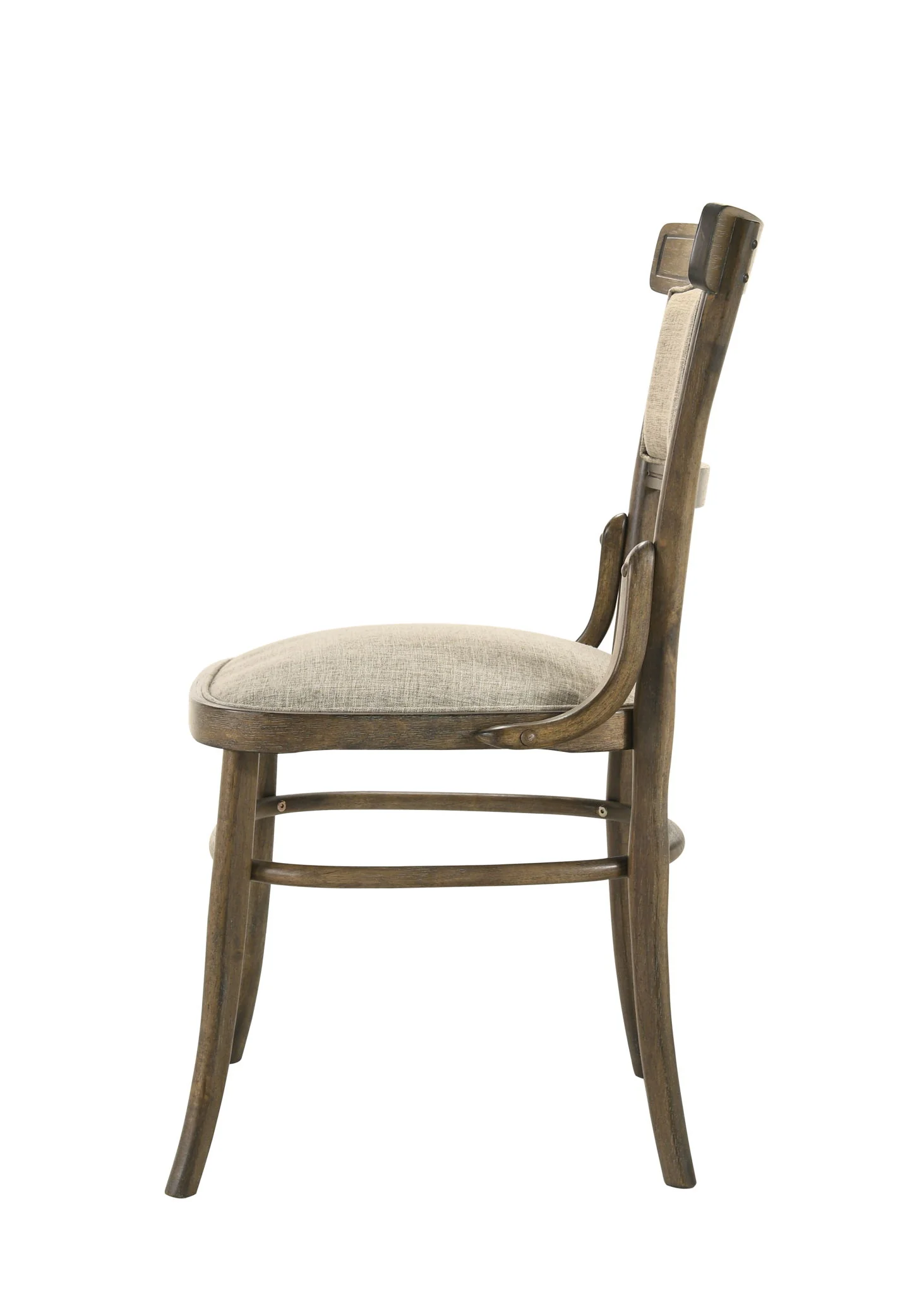 Bistro - Wide Dining Chair With Cushion (Set of 2) - Vintage Walnut - Image 3