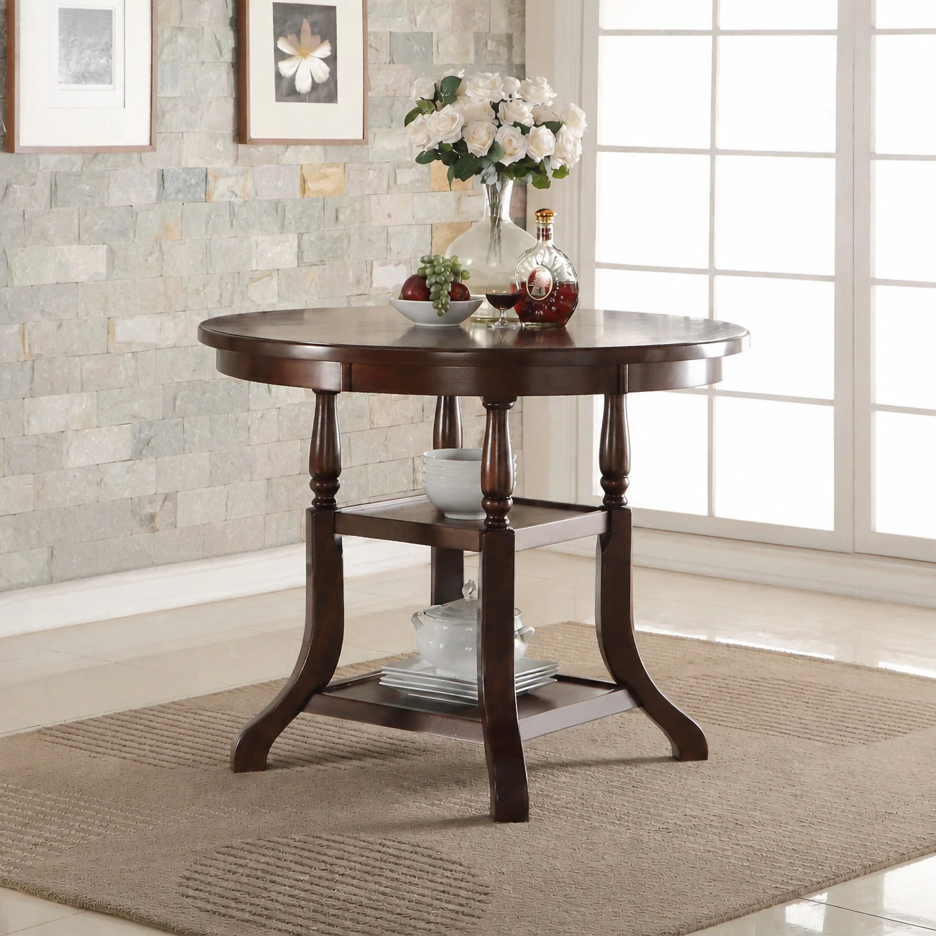 Bixby - Counter Dining Table - Espresso - Image 4