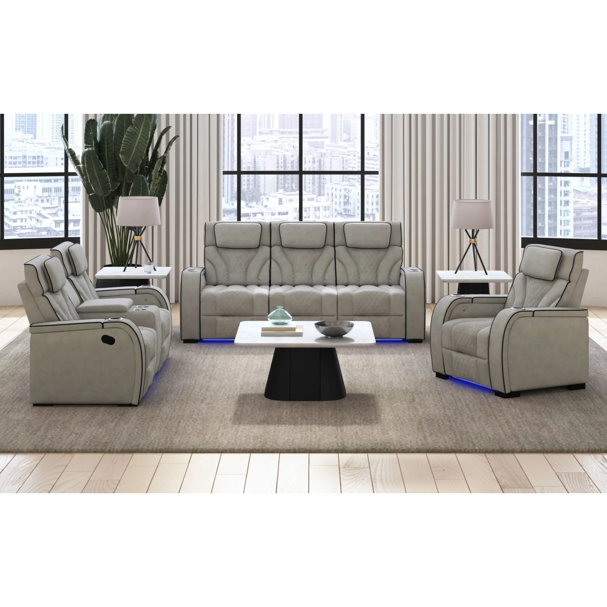 Blitz - Motion Recliner With LED - Image 4