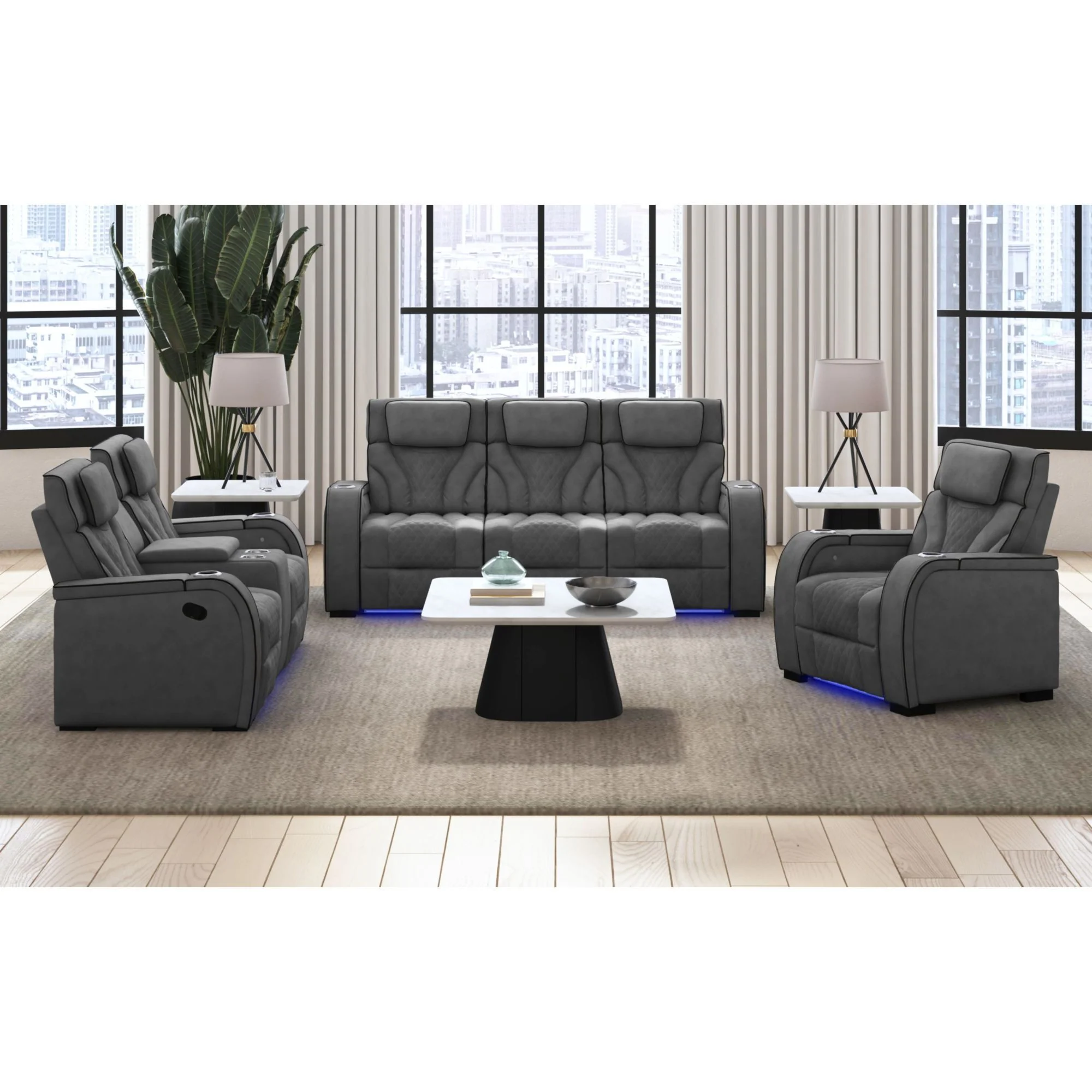 Blitz - Motion Recliner With LED - Image 6