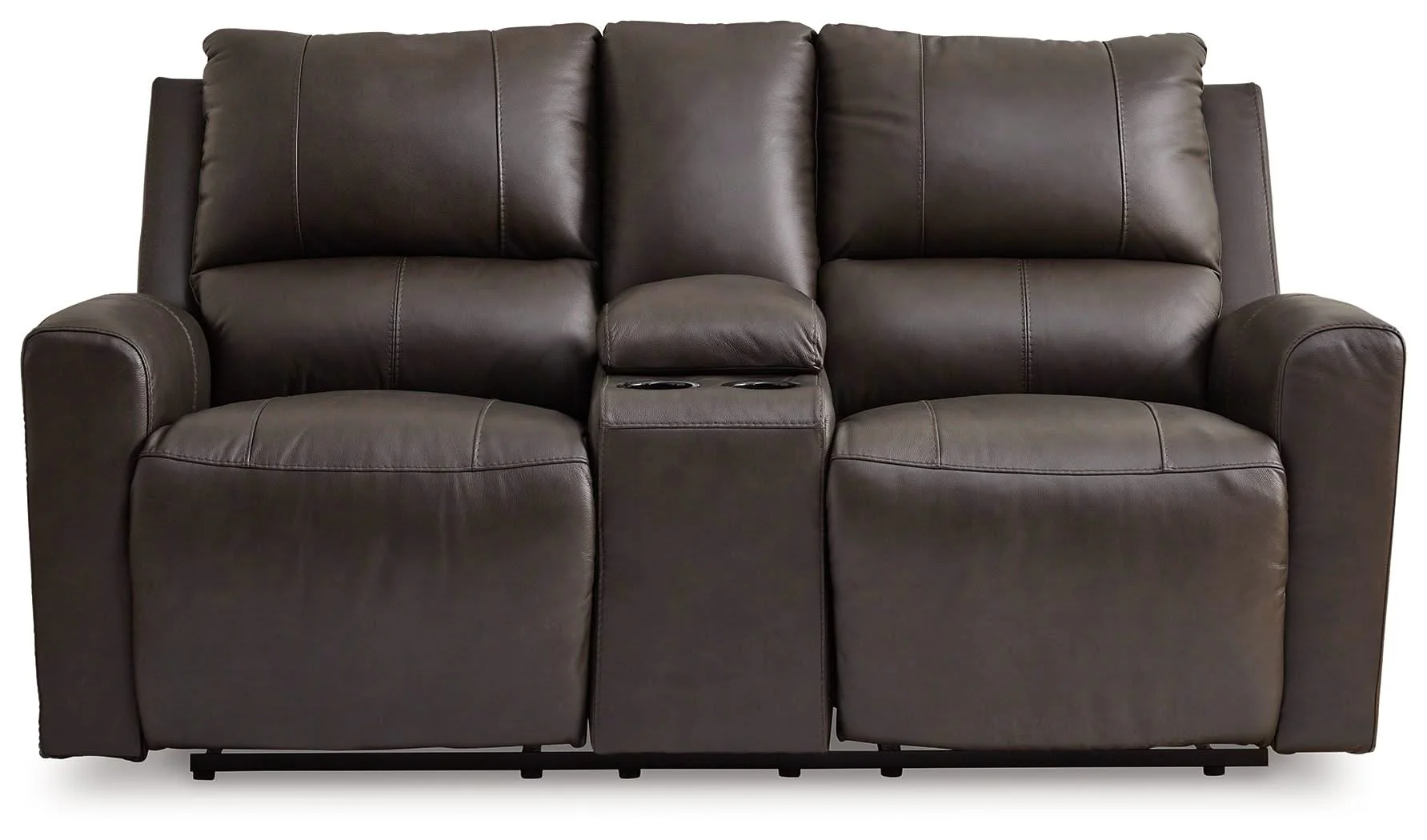 Boxmere - Dbl Power Reclining Loveseat with Console - Storm - Image 3