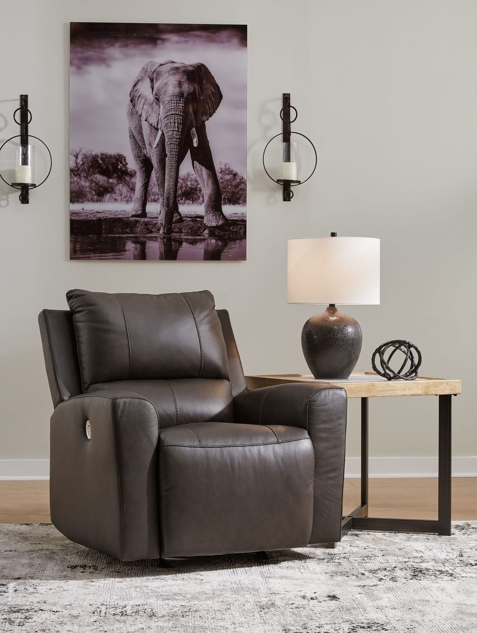 Boxmere - Power Rocker Recliner - Storm - Image 3