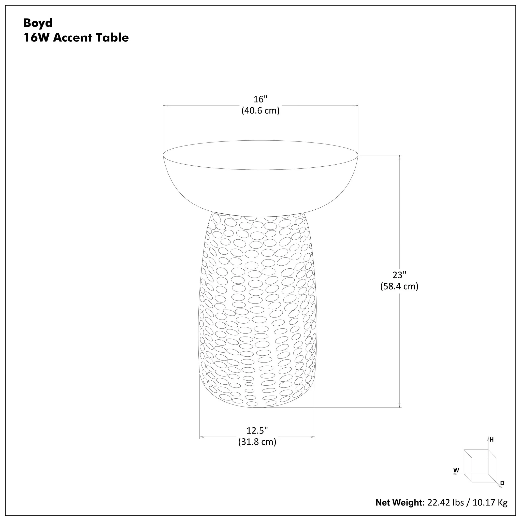 Boyd - Handcrafted Accent Table - Image 24