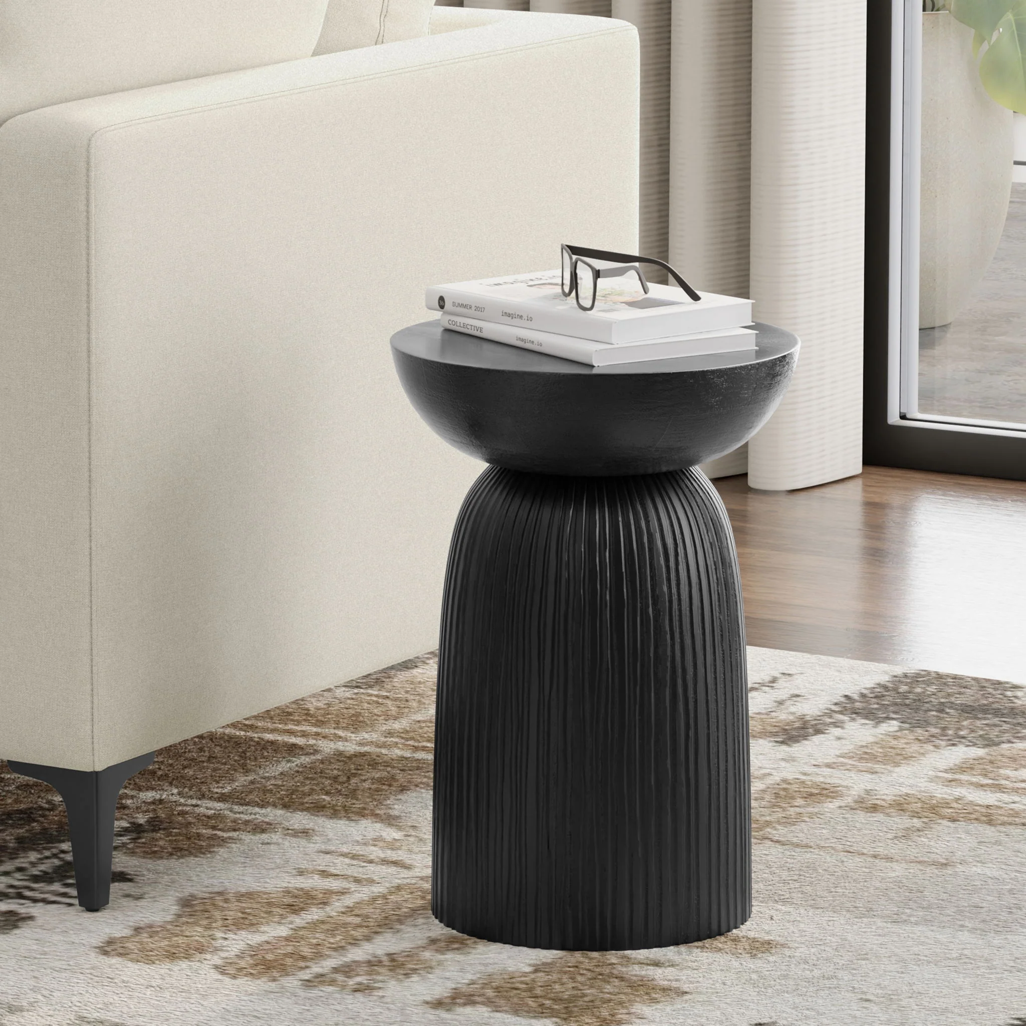 Boyd - Line Accent Table - Black - Image 2