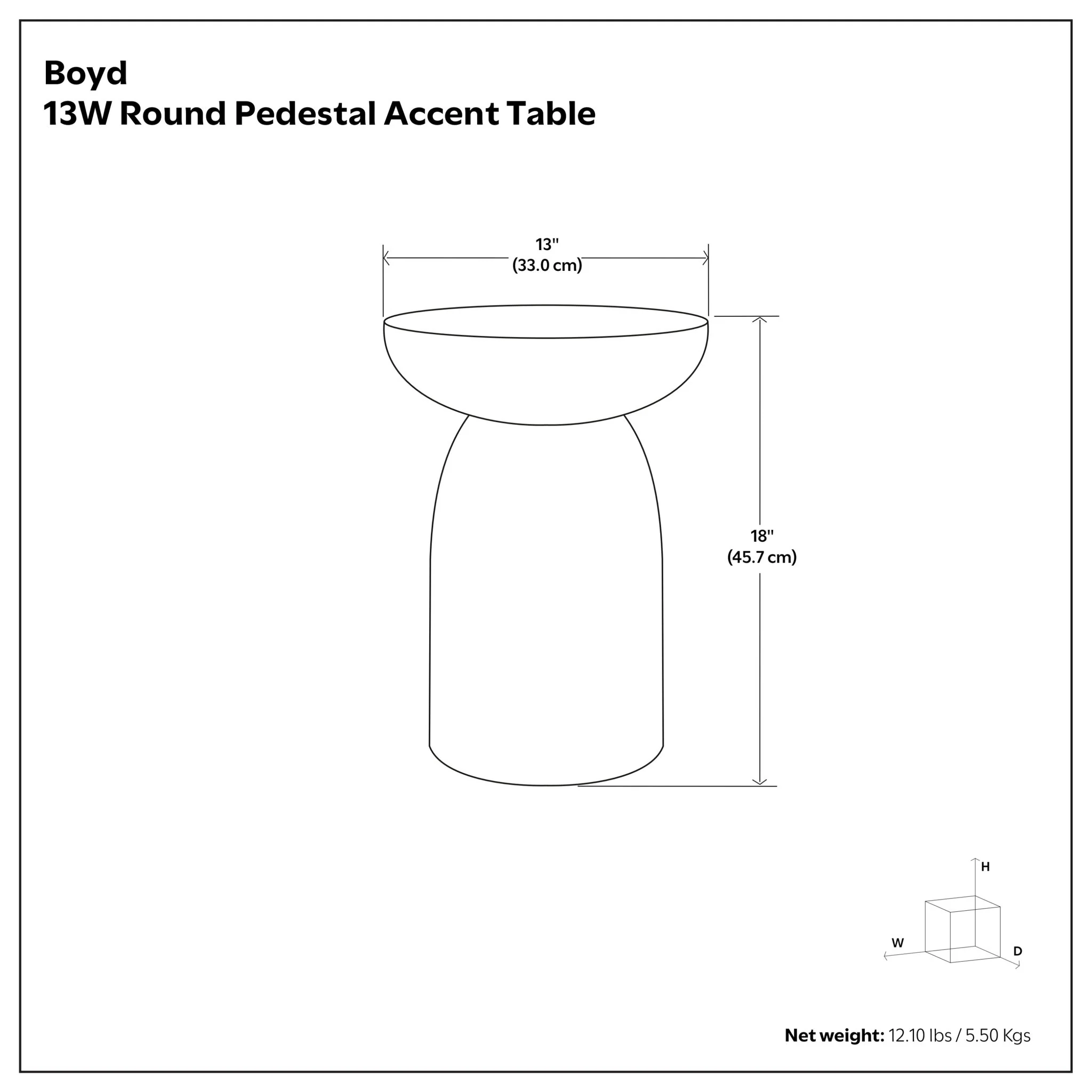 Boyd - Stripe Accent Table - Black - Image 3