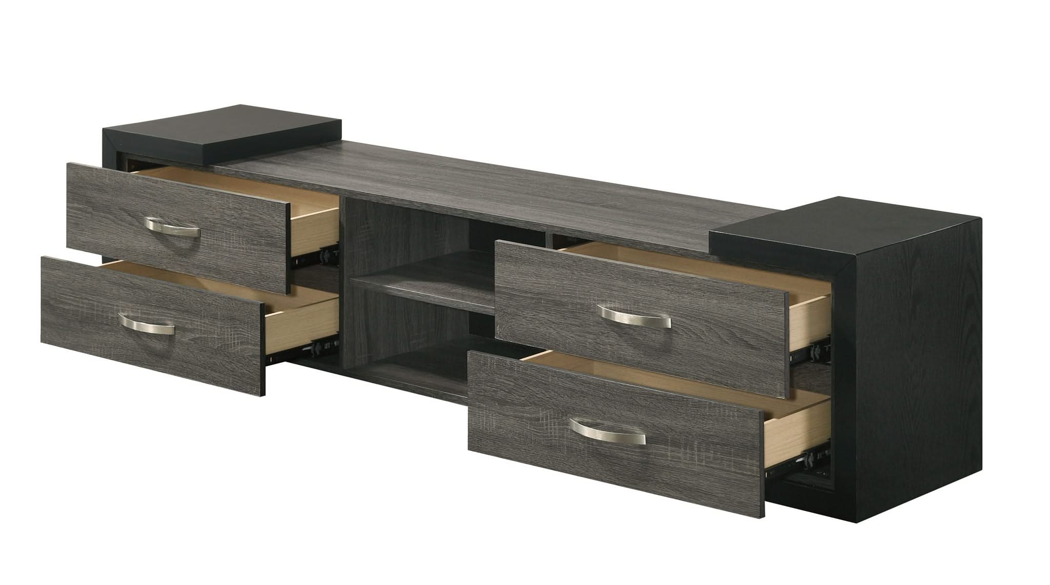 Brant - TV Stand - Dark Gray - Image 3