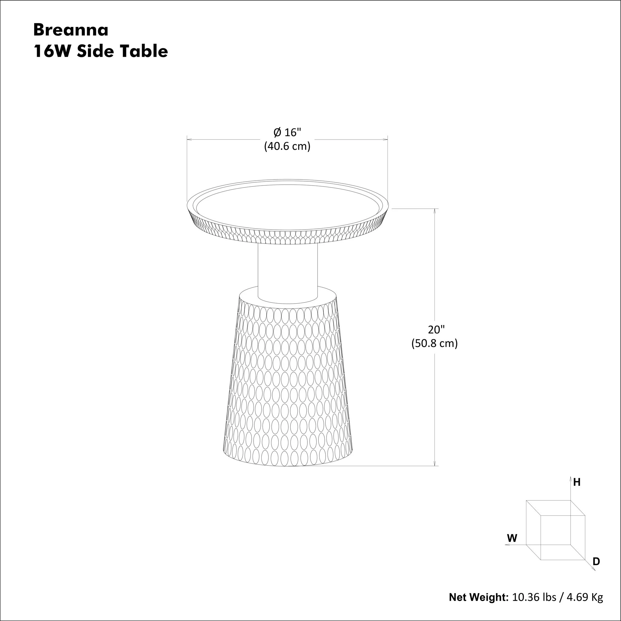 Breanna - Side Table - Image 7