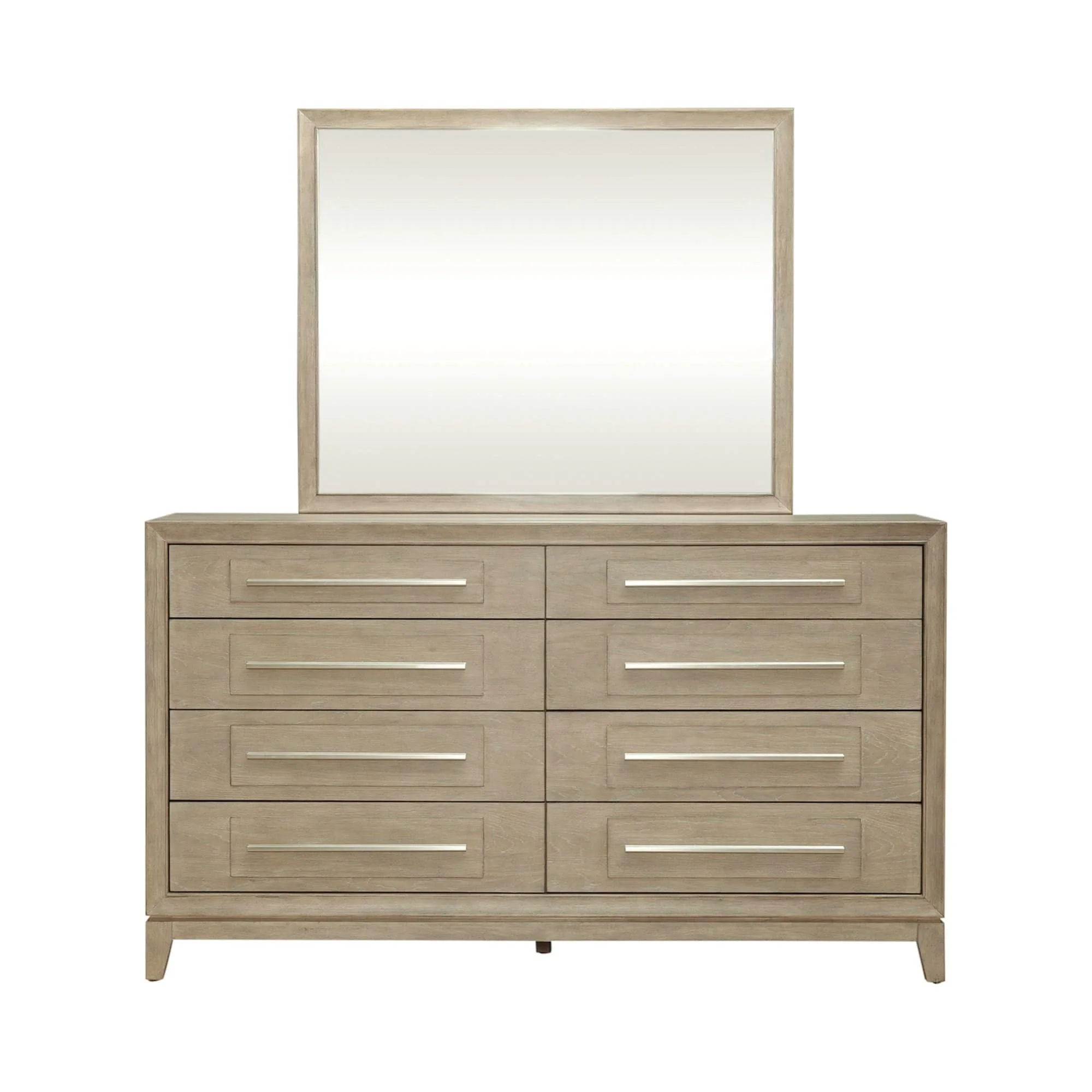 Brentwood - Dresser & Mirror - Sandstone - Image 2