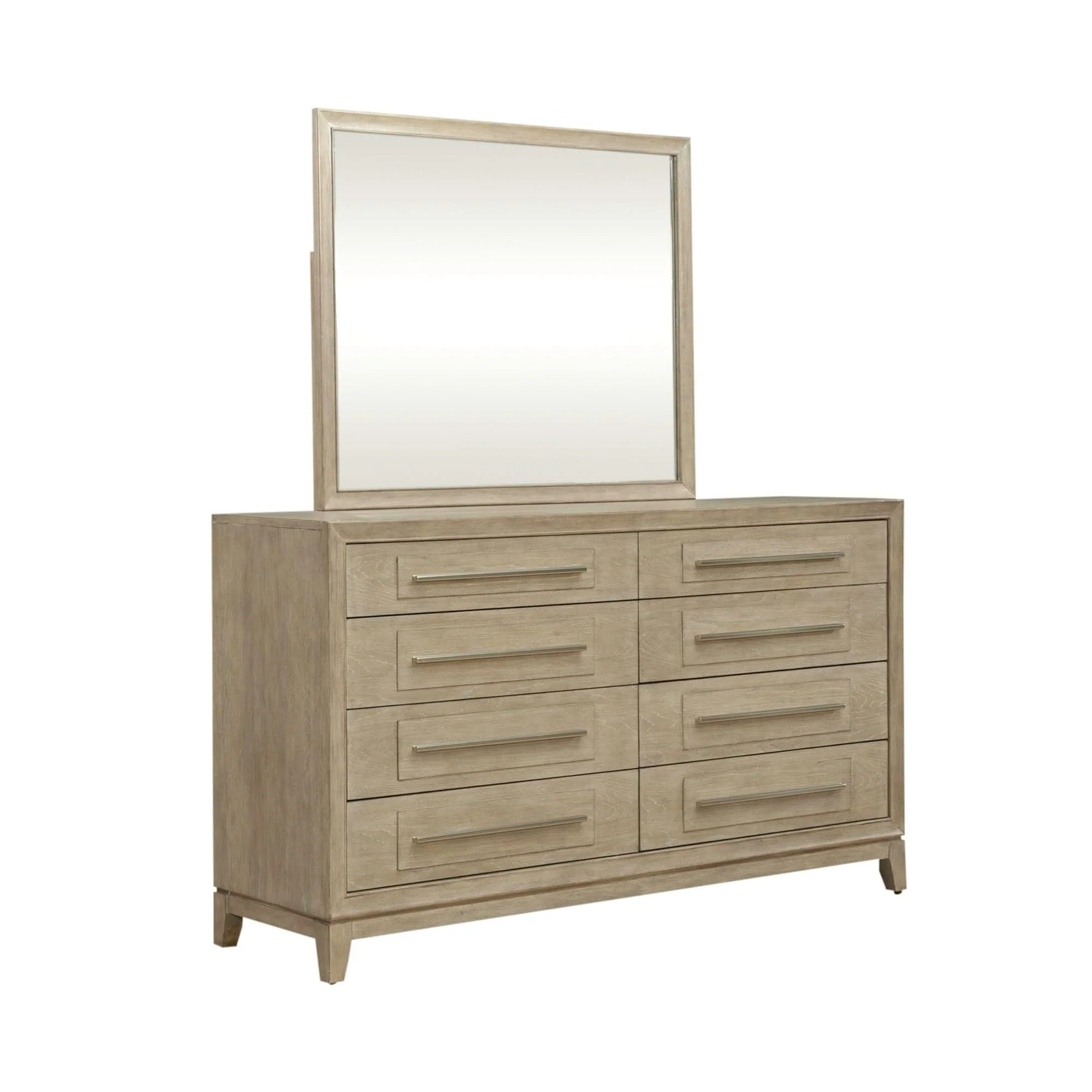 Brentwood - Dresser & Mirror - Sandstone - Image 4