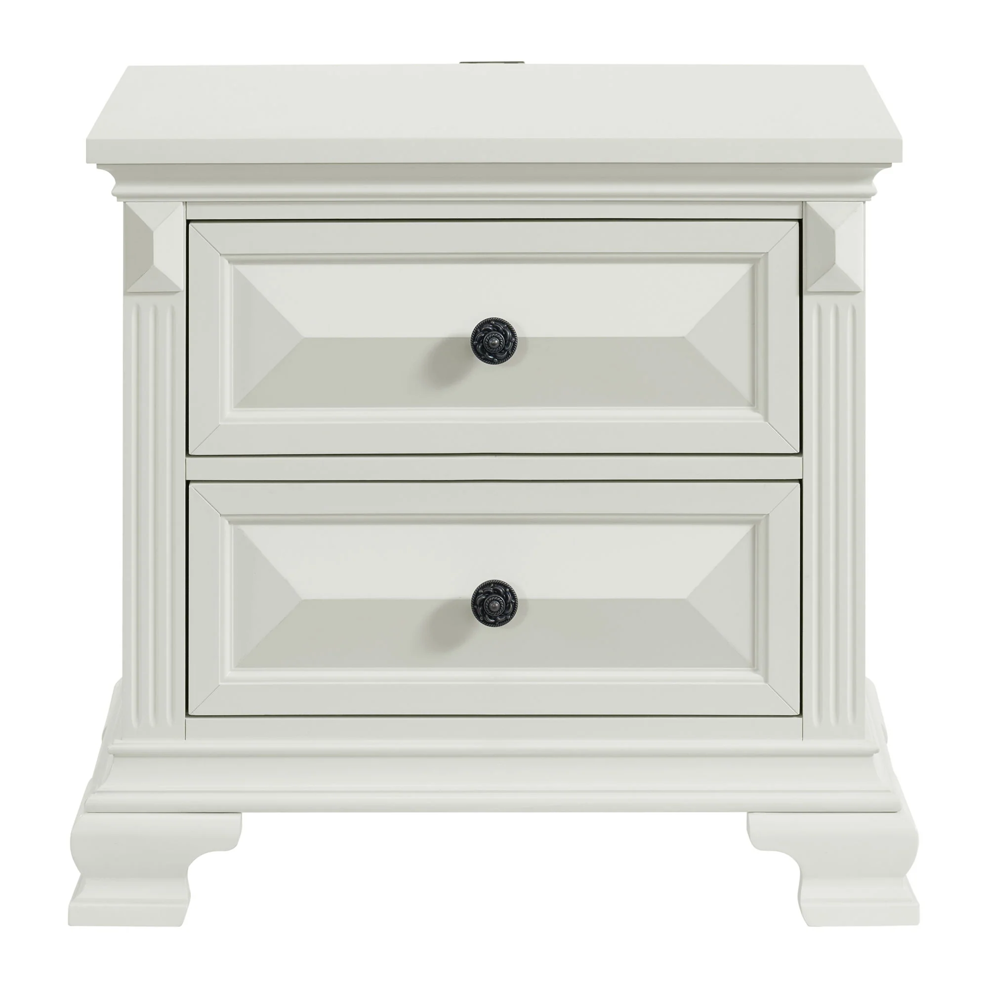 Bridgestone - 2-Drawer Nightstand With USB - Image 3